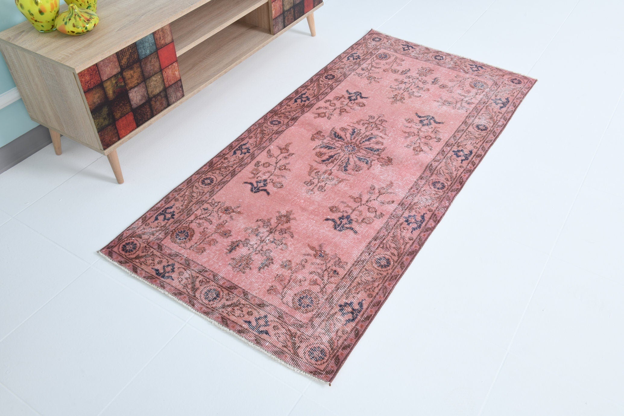 Turkish Vintage Runner Rug 5’12’ x 2’11’