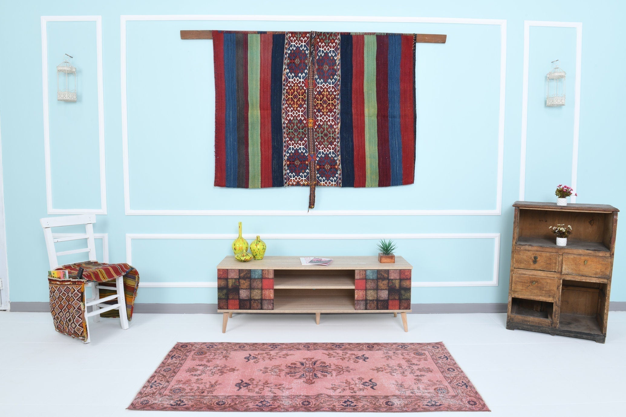 Turkish Vintage Runner Rug 5’12’ x 2’11’