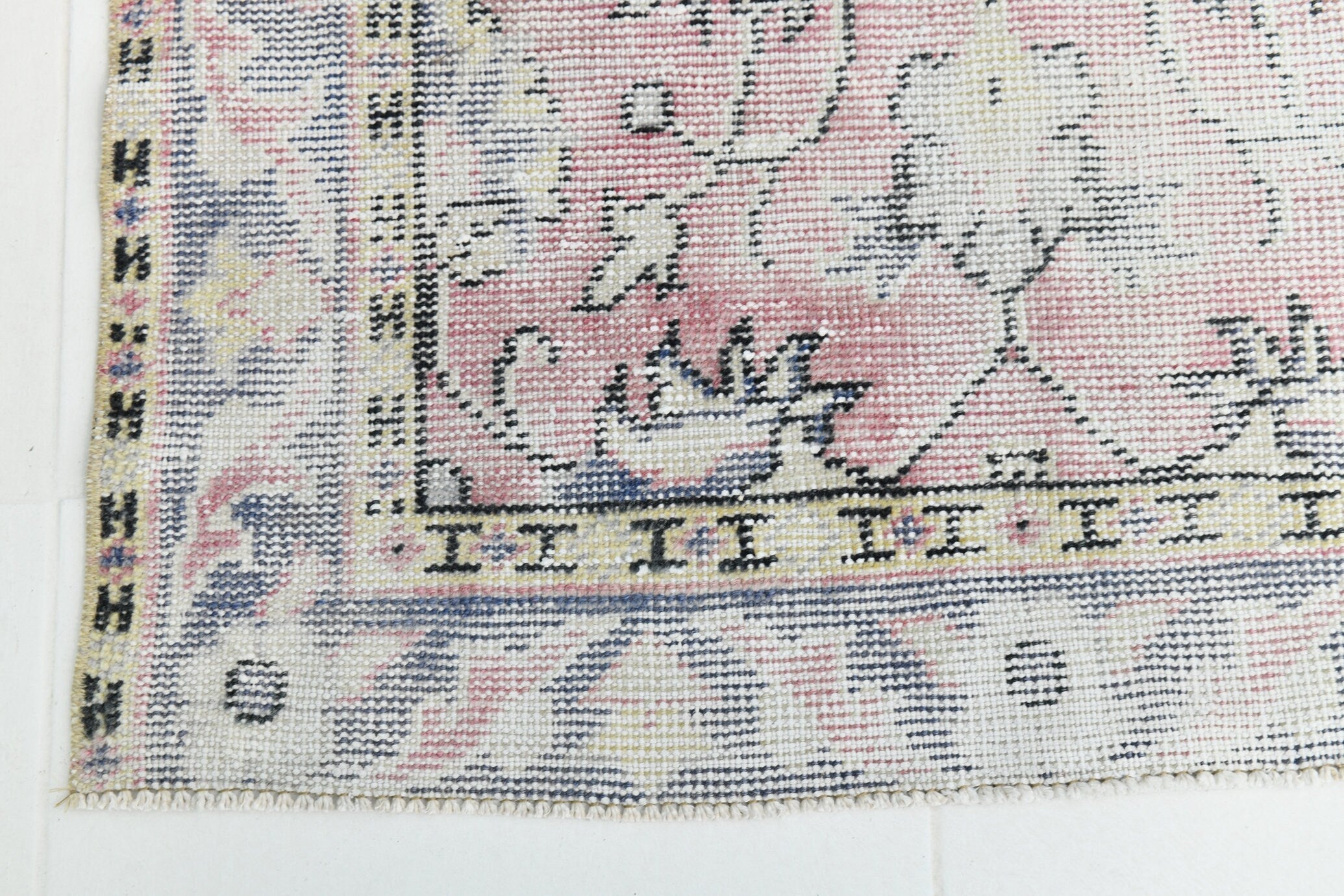 Turkish Vintage Runner Rug 5’3’ x 2’10’