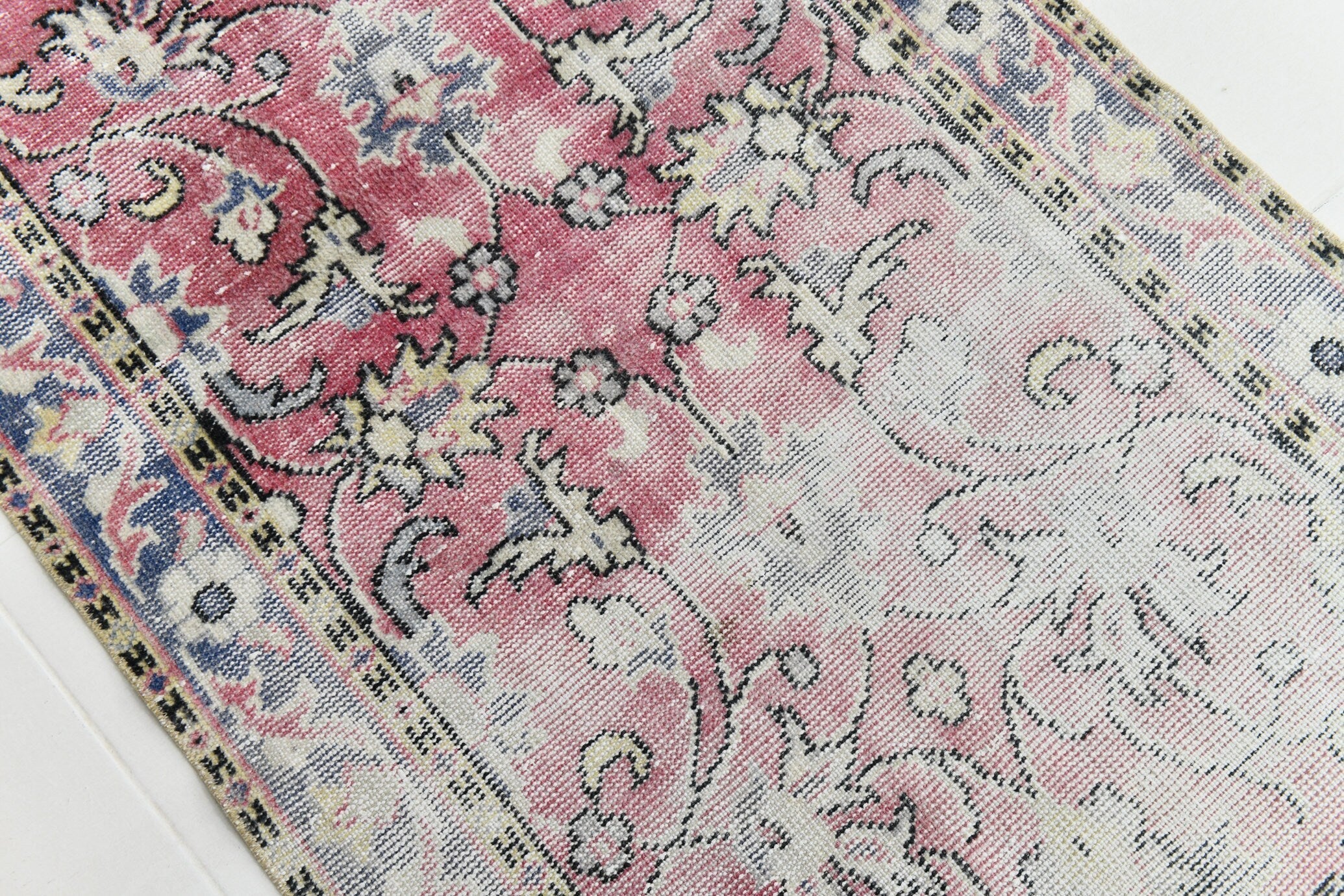 Turkish Vintage Runner Rug 5’3’ x 2’10’