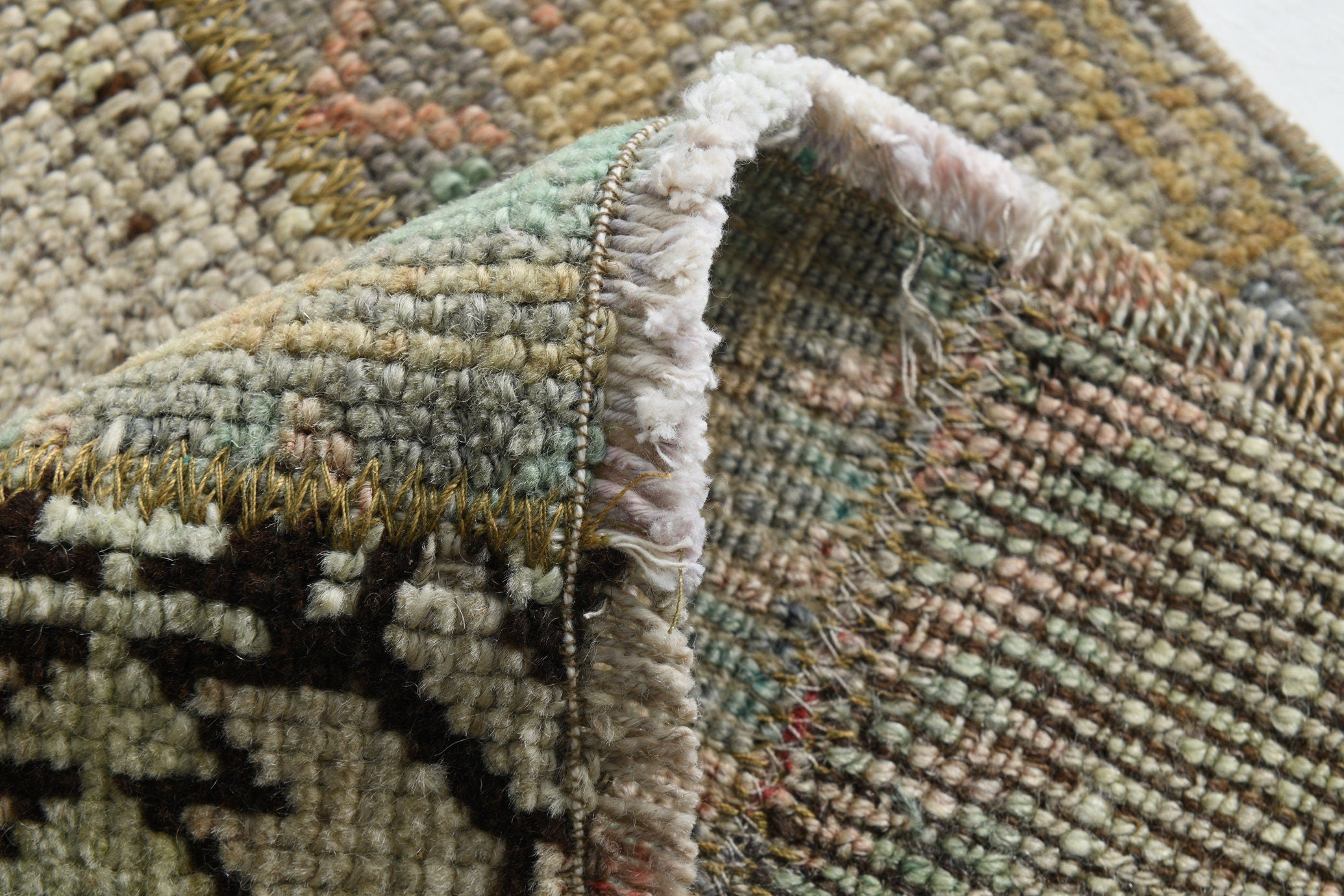 Turkish Vintage Runner Rug 5’8’ x 1’10’
