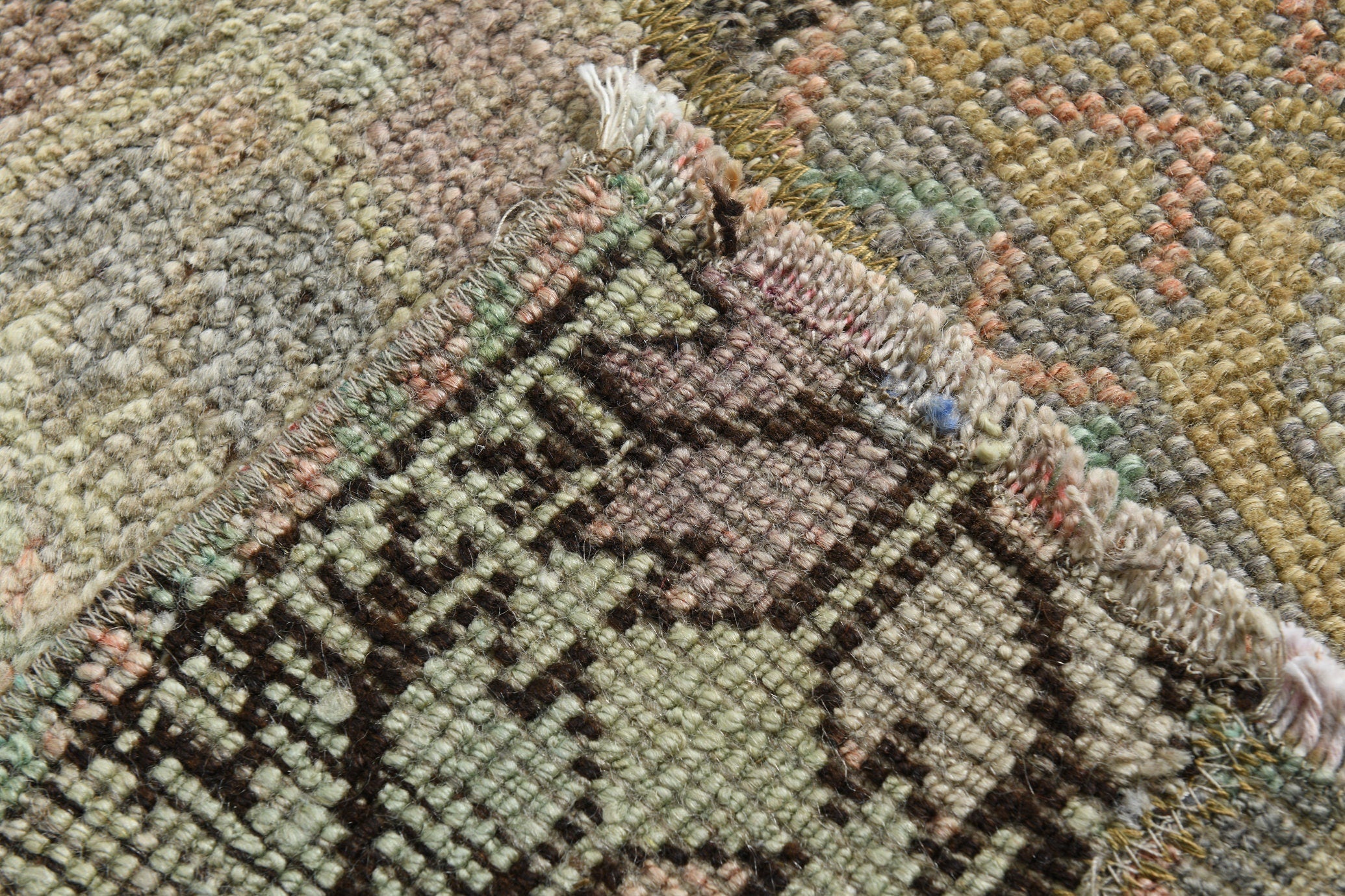 Turkish Vintage Runner Rug 5’8’ x 1’10’