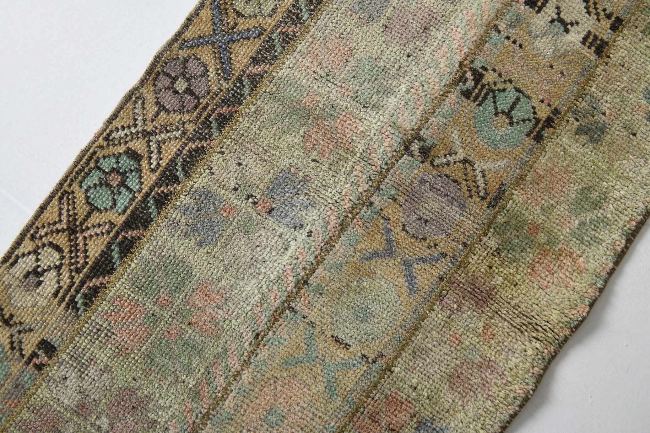 Turkish Vintage Runner Rug 5’8’ x 1’10’