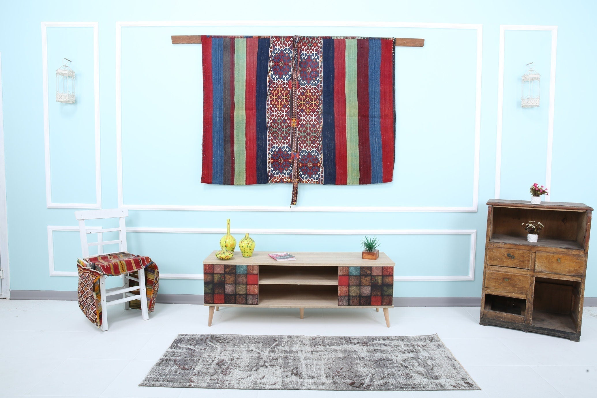 Turkish Vintage Runner Rug 6’0’ x 2’4’