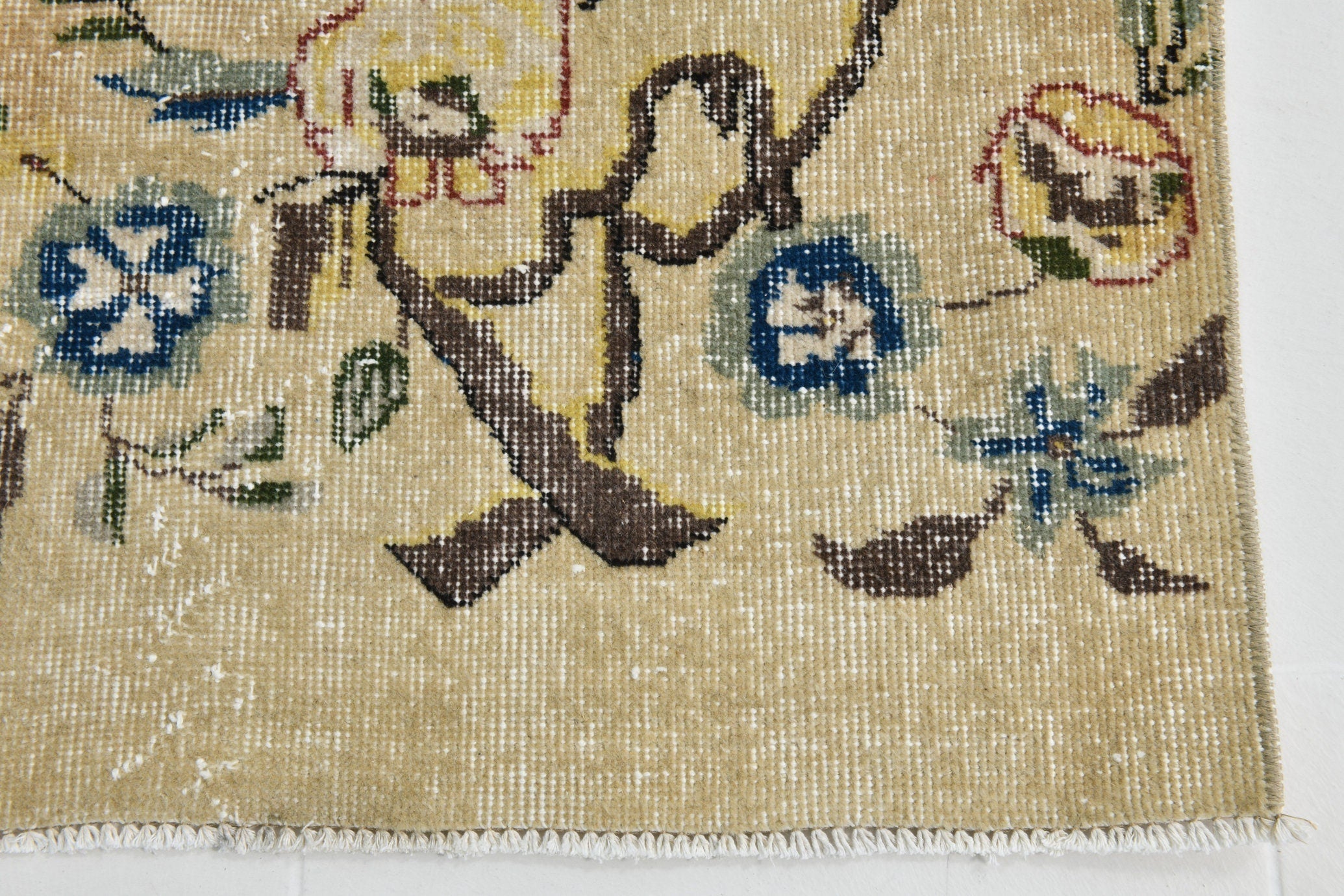 Turkish Vintage Runner Rug 6’10’ x 2’11’