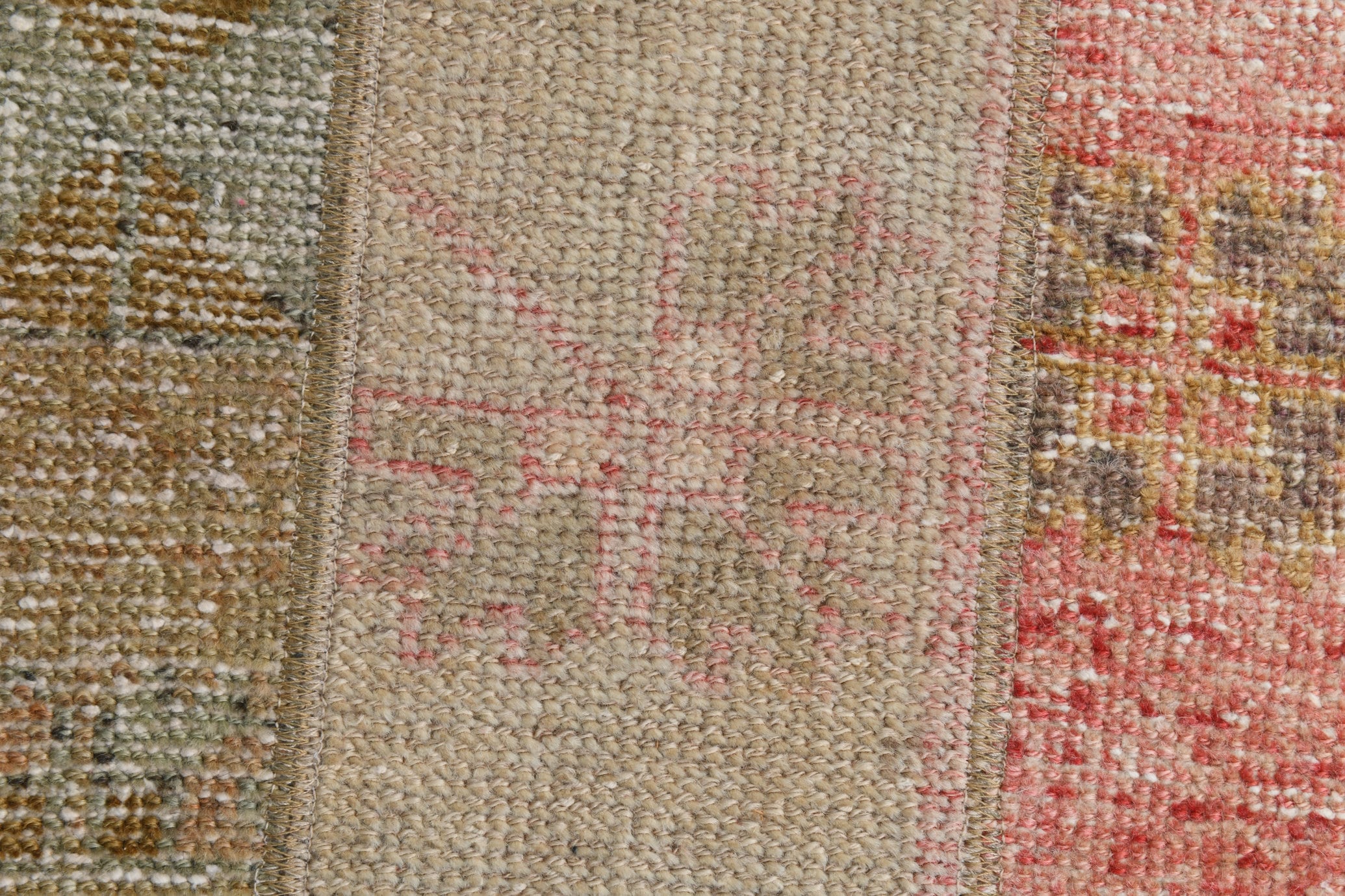 Turkish Vintage Runner Rug 6’10’ x 2’2’