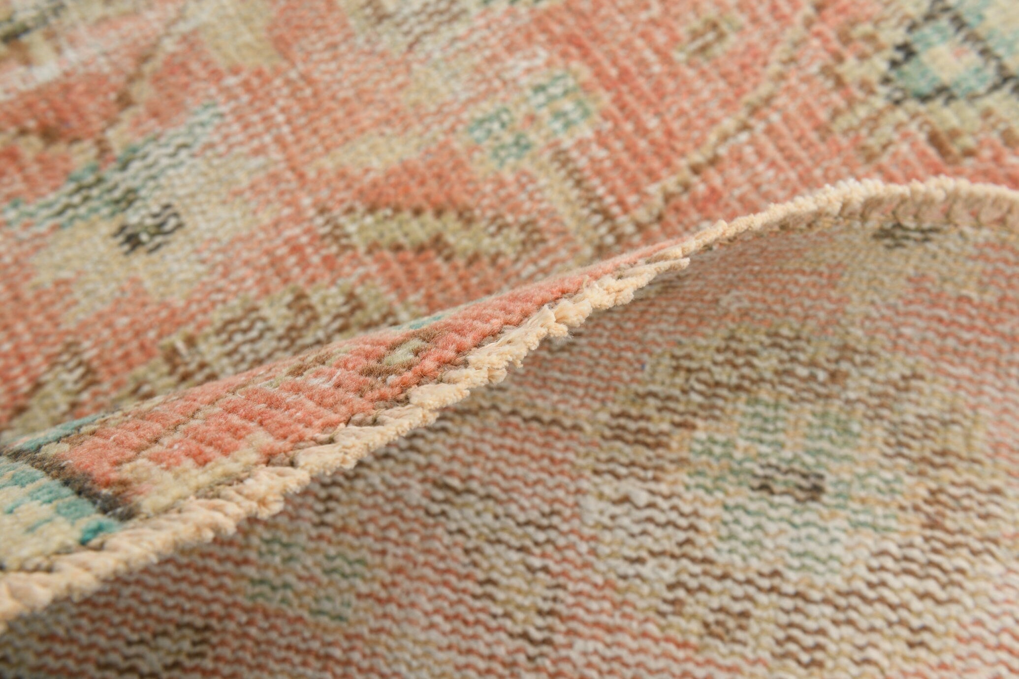 Turkish Vintage Runner Rug 9’2’ x 2’9’