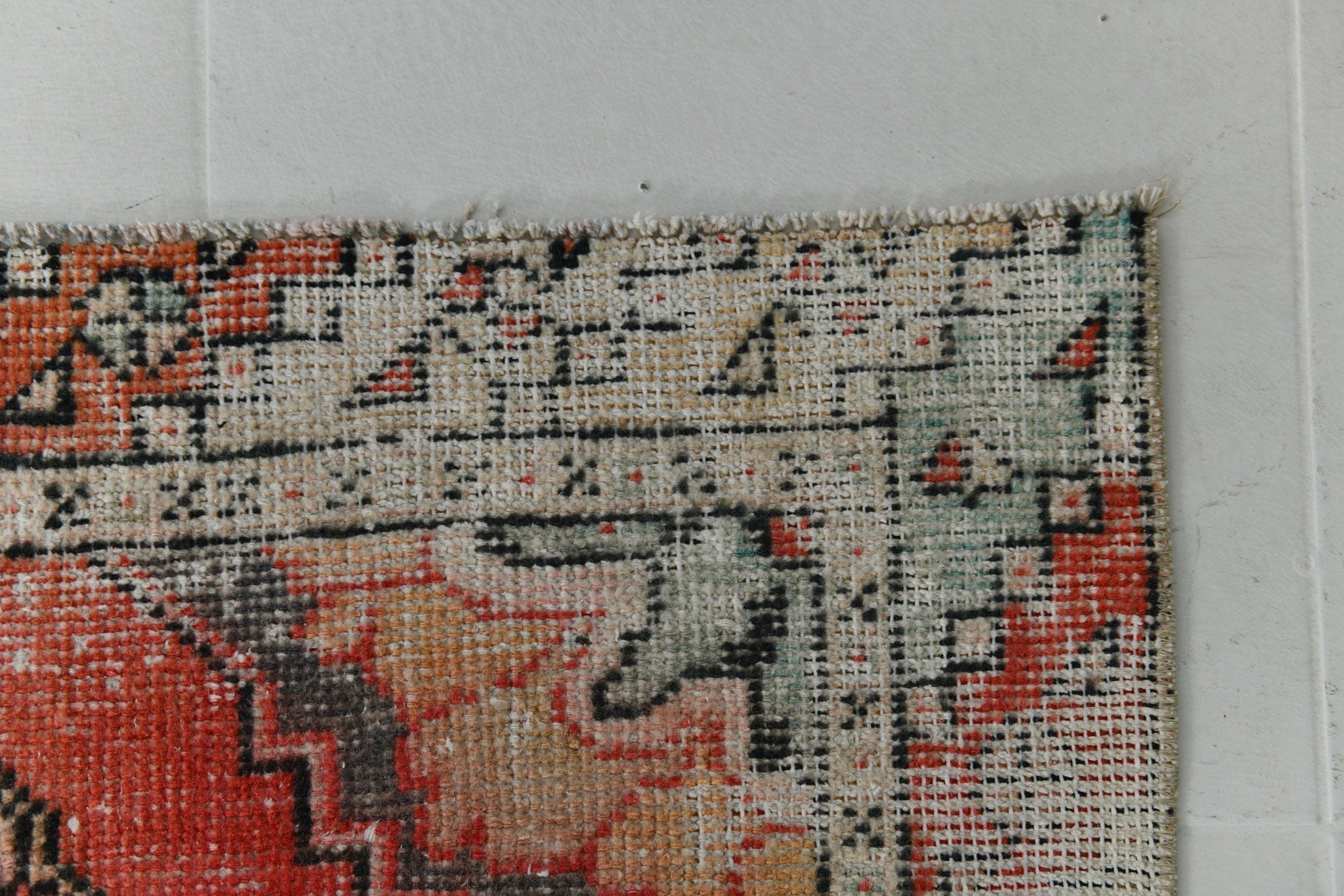 Turkish Vintage Runner Rug 9’4’ x 2’10’