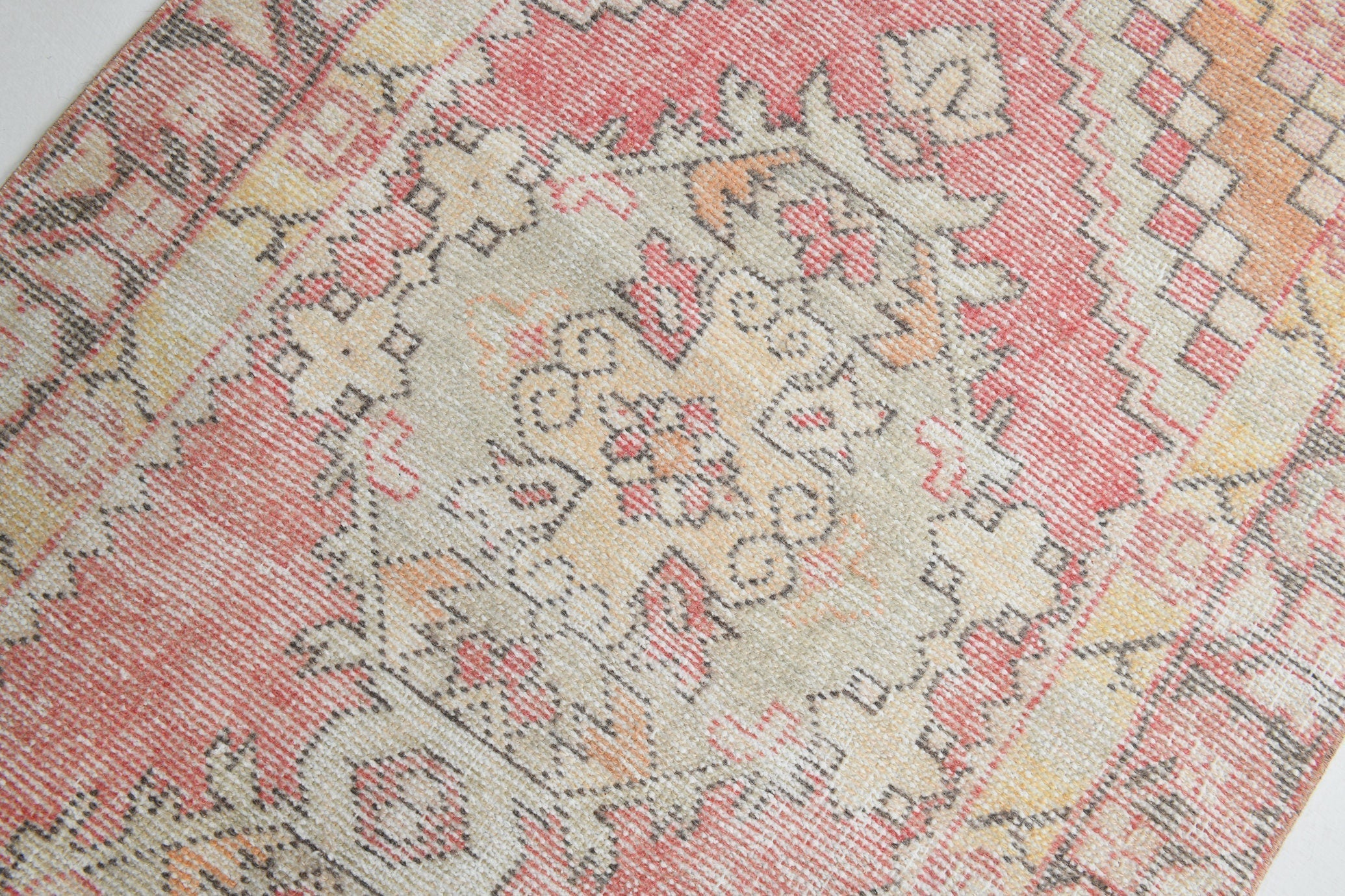 Turkish Vintage Runner Rug 9’5’ x 2’11’