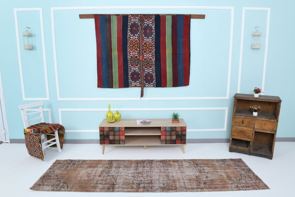 Turkish Vintage Runner Rug 9’5’ x 2’7’