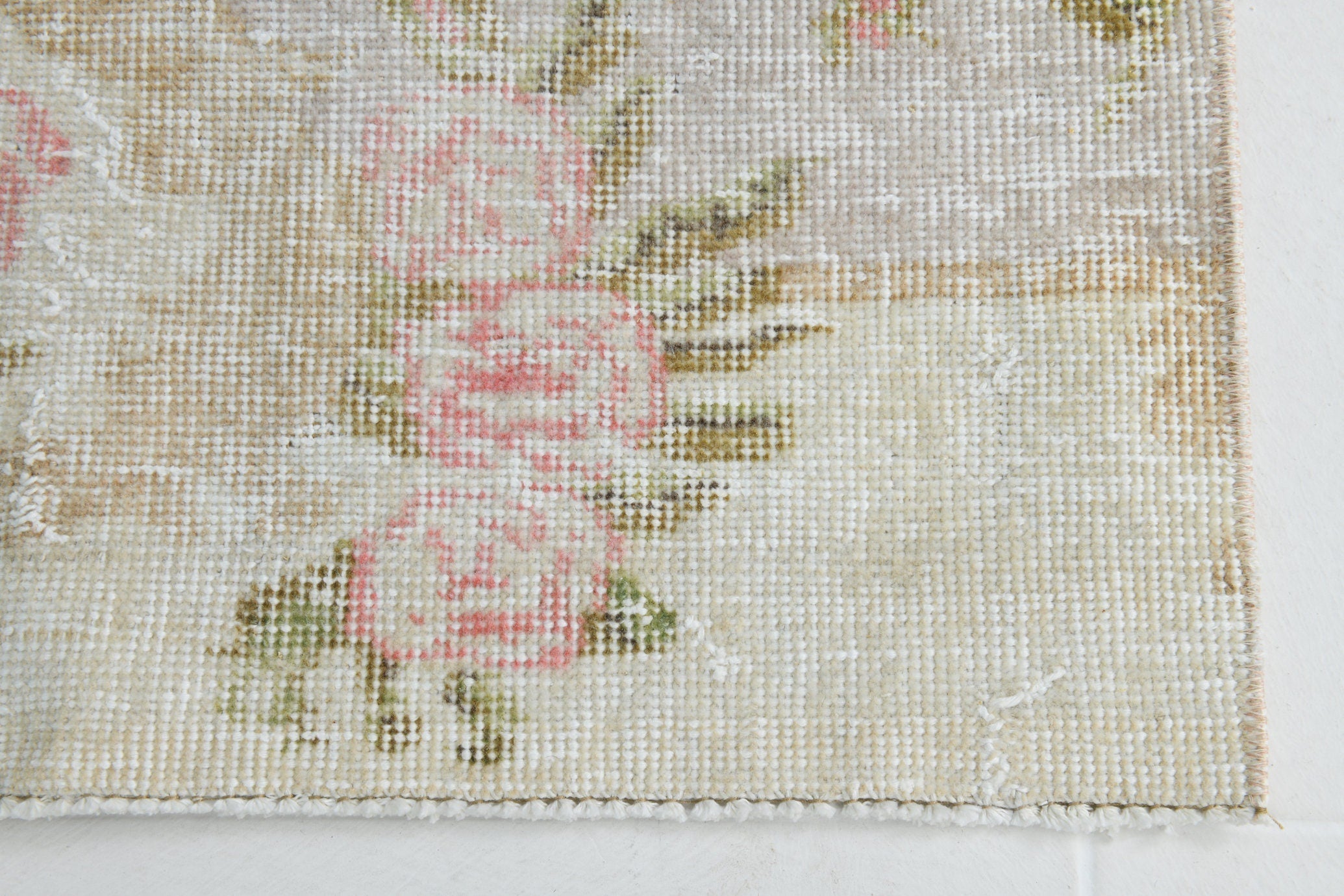 Turkish Vintage Runner Rug 9’9’ x 2’9’