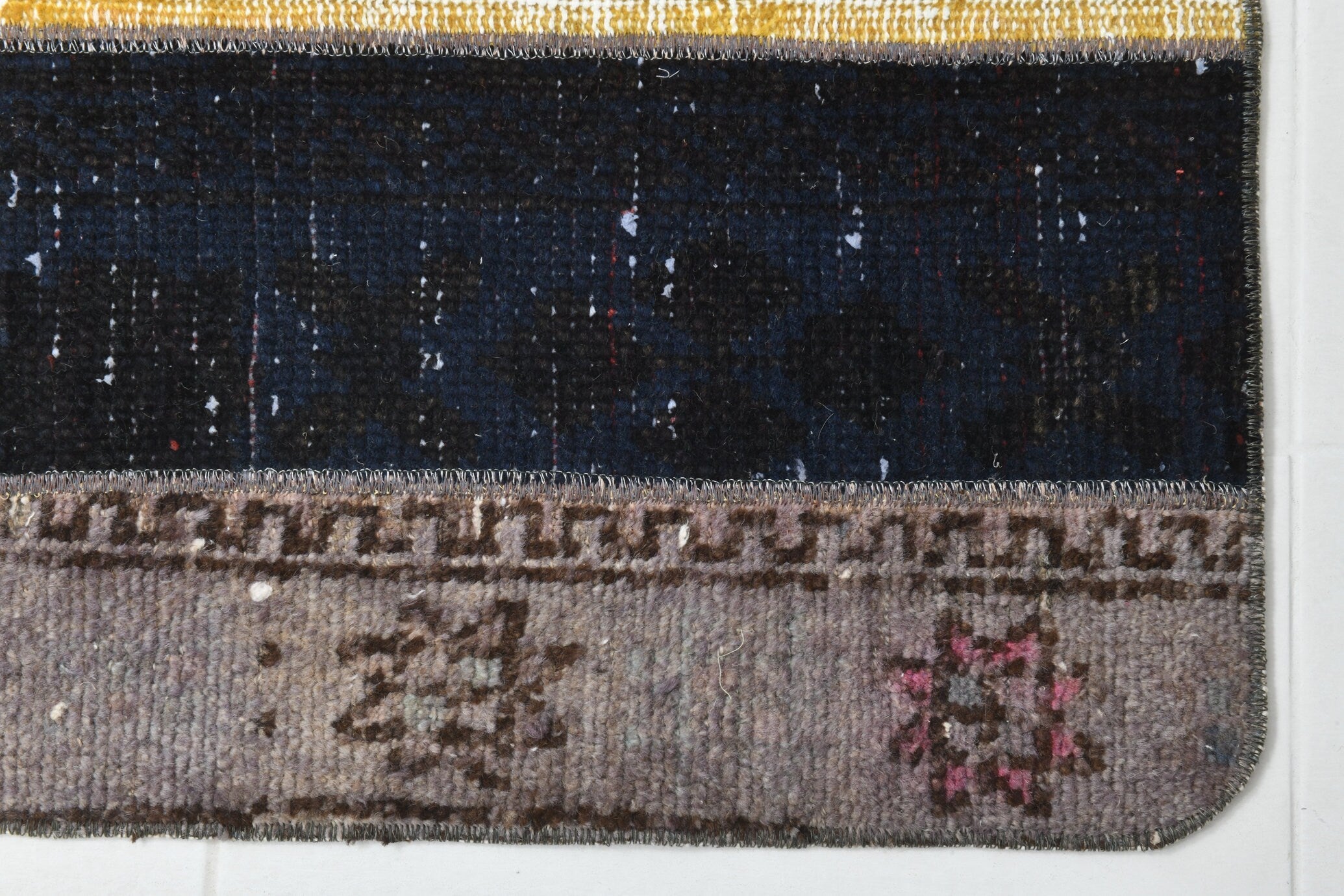 Vintage Doormat 1'10" x 3'8" ft