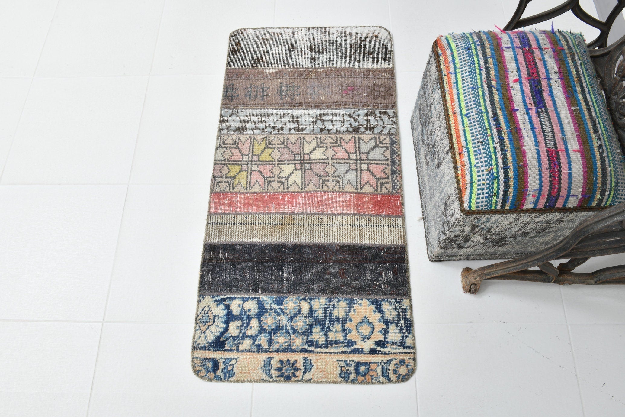 Vintage Doormat 1’10’’ x 3’9’’ ft