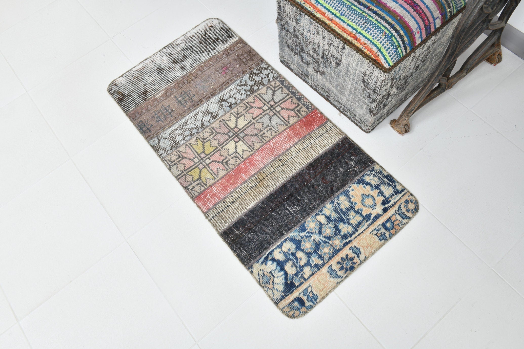 Vintage Doormat 1’10’’ x 3’9’’ ft