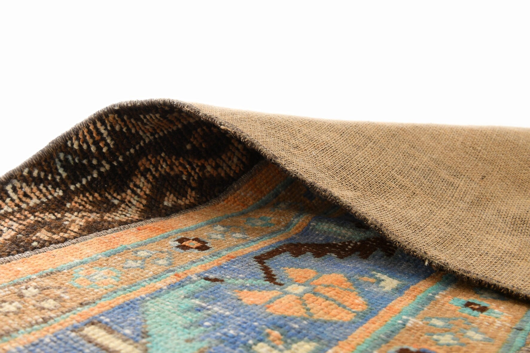 Vintage Doormat 1'12" x 3'2" ft