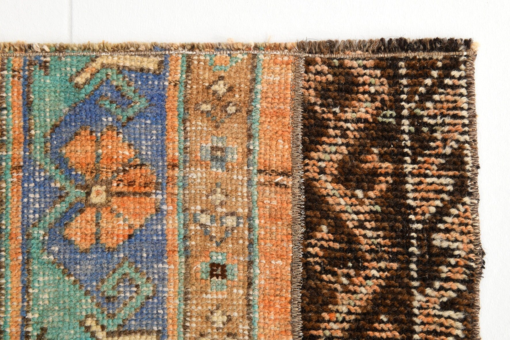 Vintage Doormat 1'12" x 3'2" ft