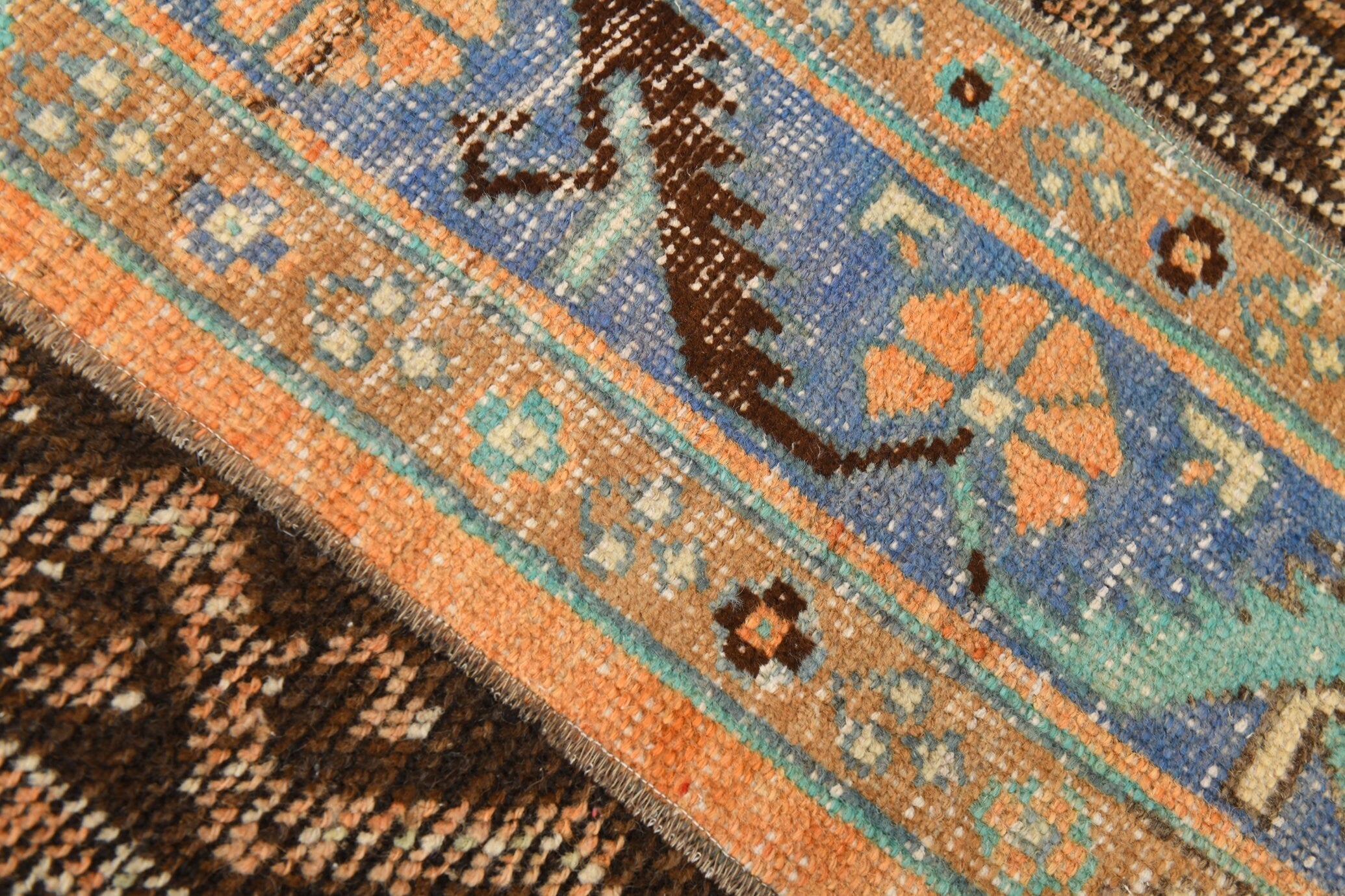 Vintage Doormat 1'12" x 3'2" ft