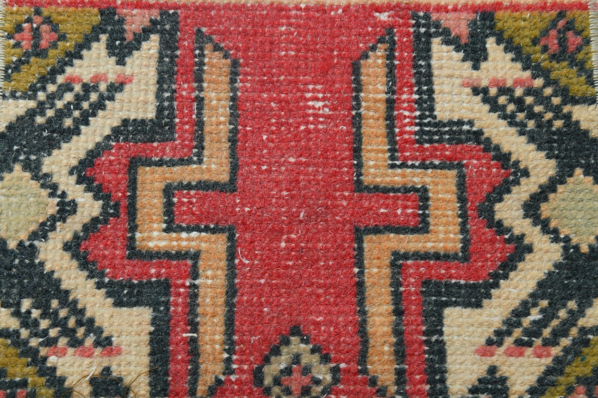 Vintage Doormat 1'2" x 2'12" ft