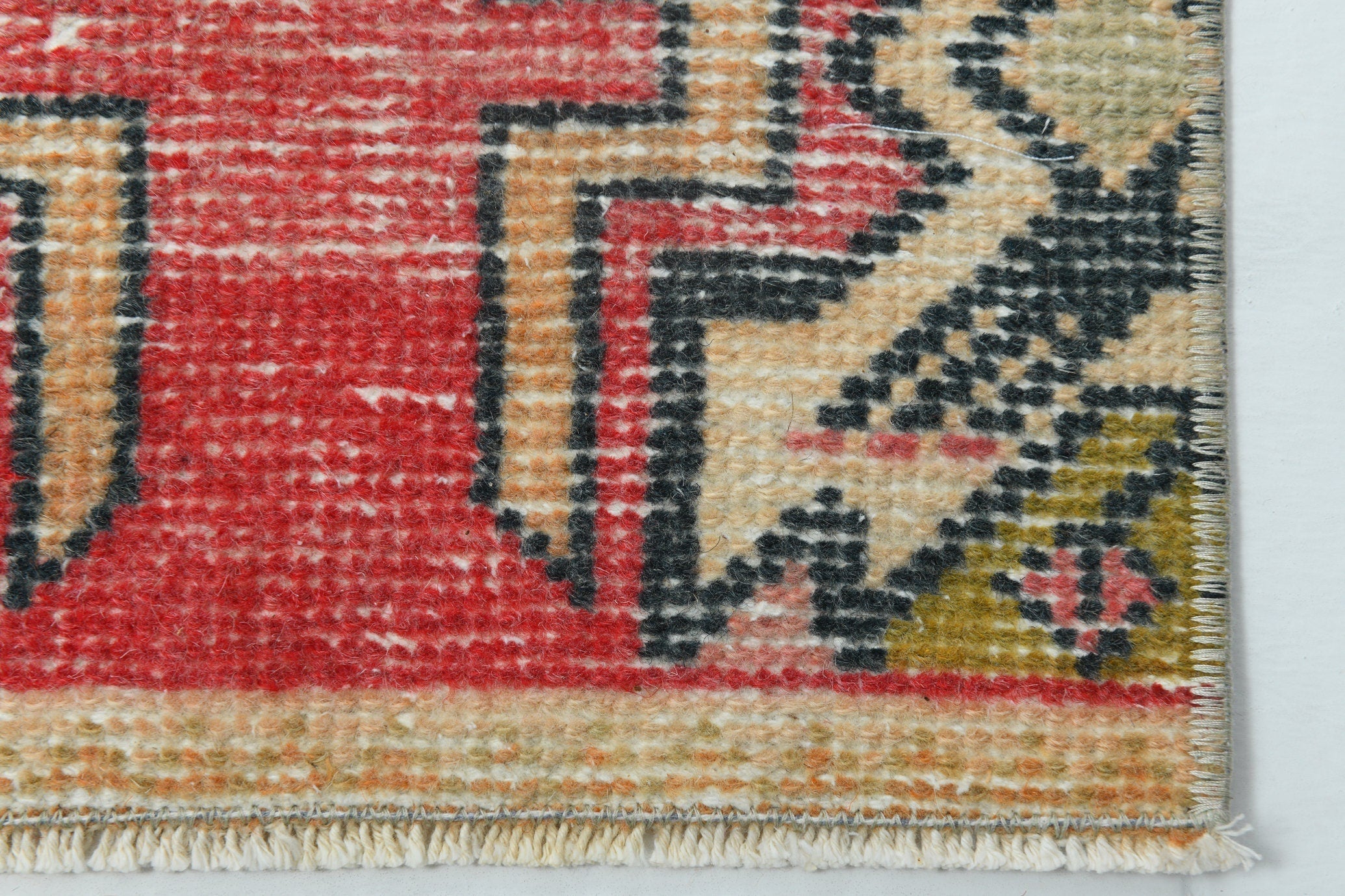 Vintage Doormat 1'2" x 2'12" ft