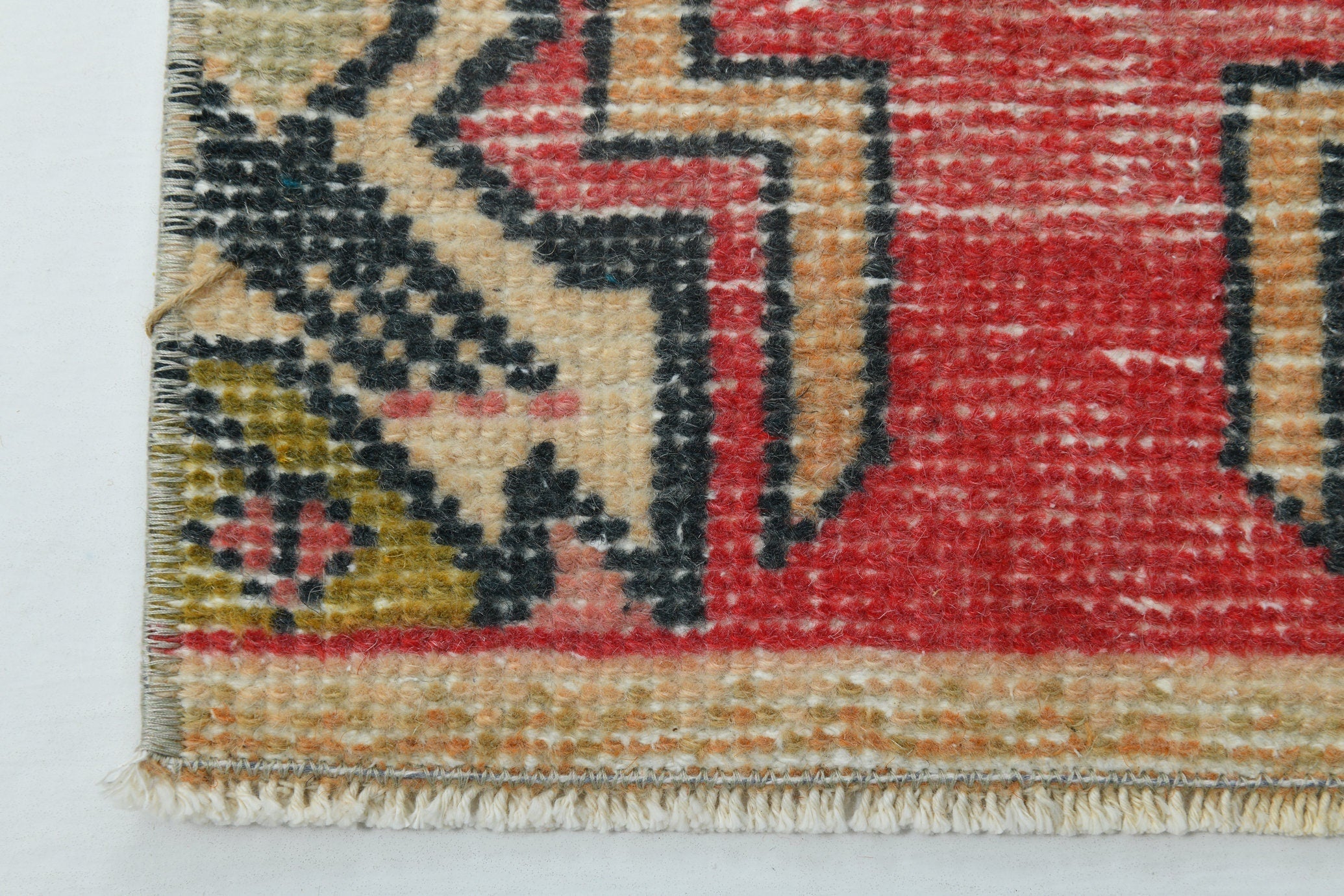 Vintage Doormat 1'2" x 2'12" ft