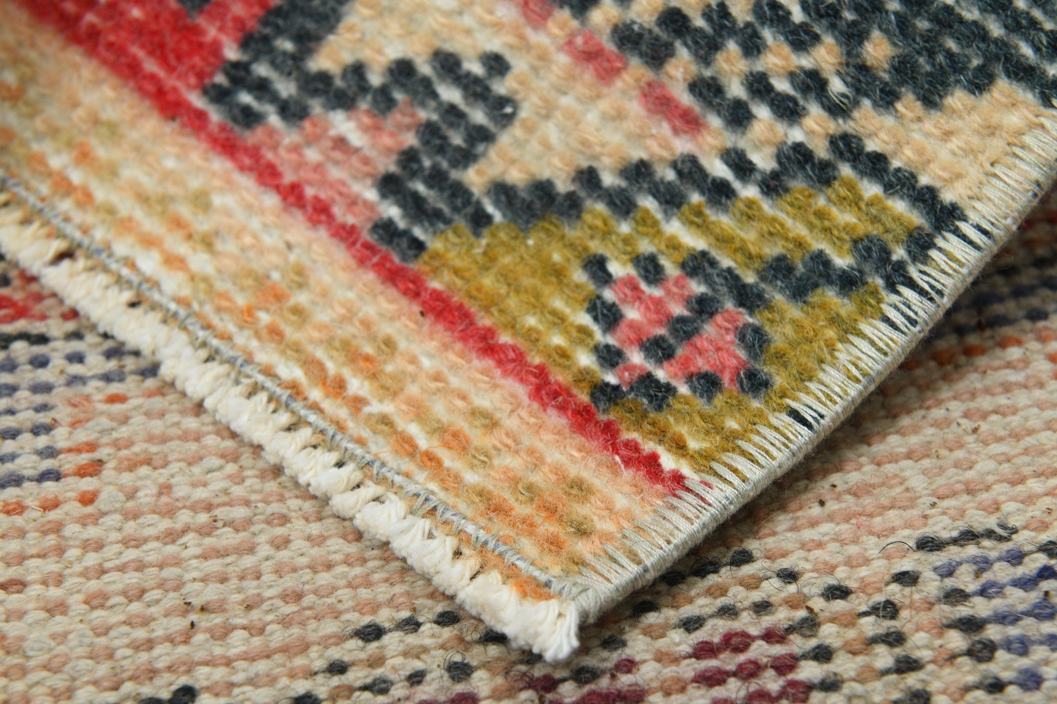 Vintage Doormat 1'2" x 2'12" ft