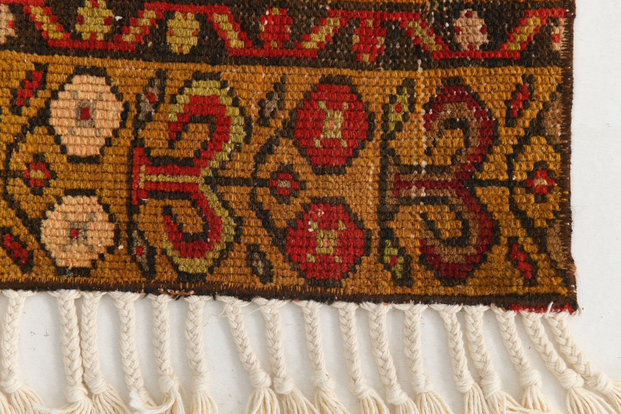Vintage Doormat 1'8" x 3'2" ft