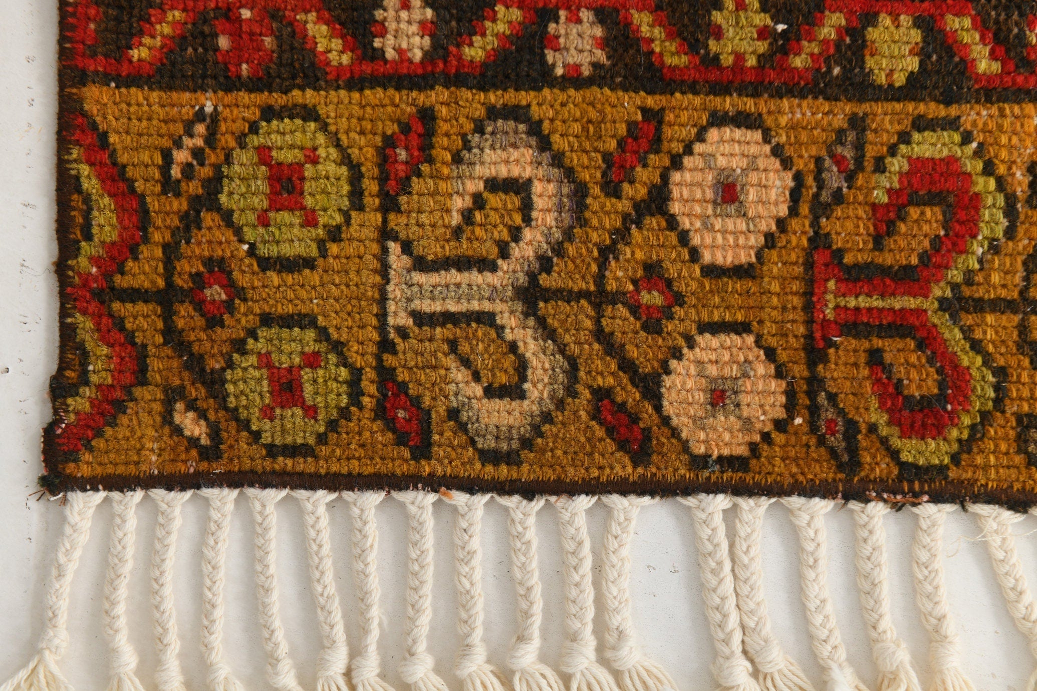 Vintage Doormat 1'8" x 3'2" ft