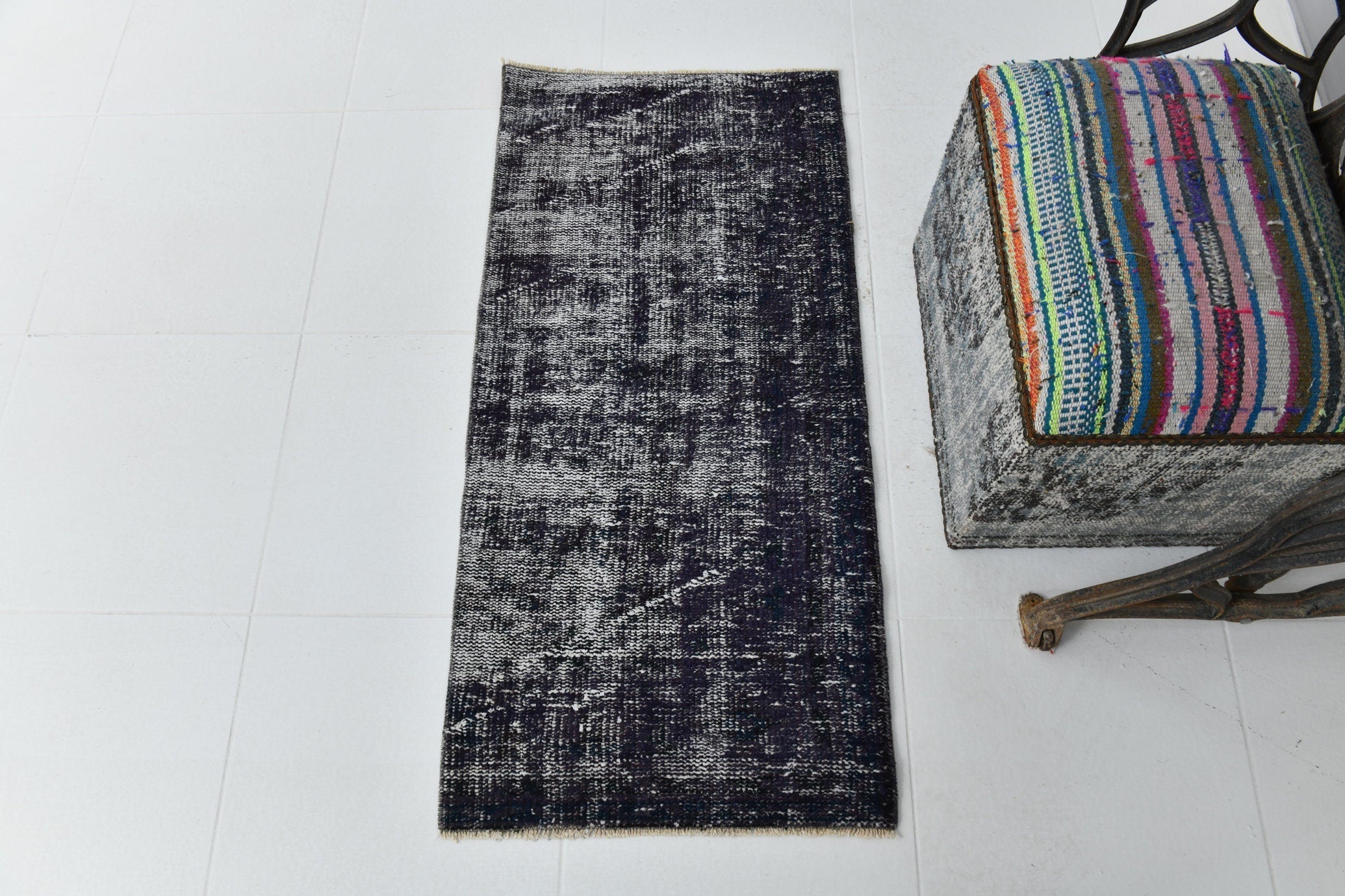 Vintage Doormat 1'9" x 3'8" ft