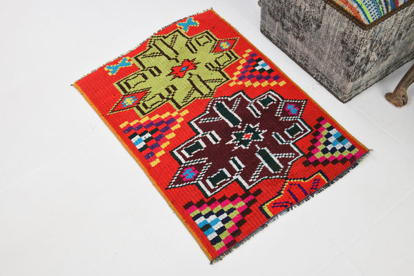 Vintage Doormat 2'0" x 2'11" ft