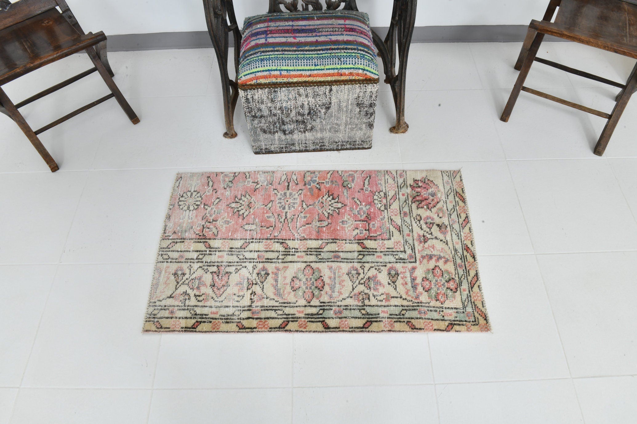 Vintage Doormat 2'0" x 3'6" ft