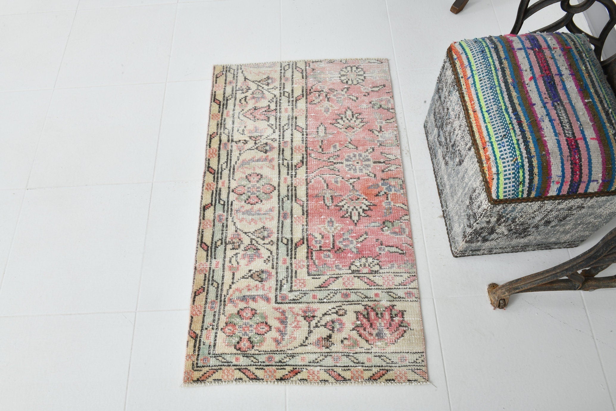 Vintage Doormat 2'0" x 3'6" ft