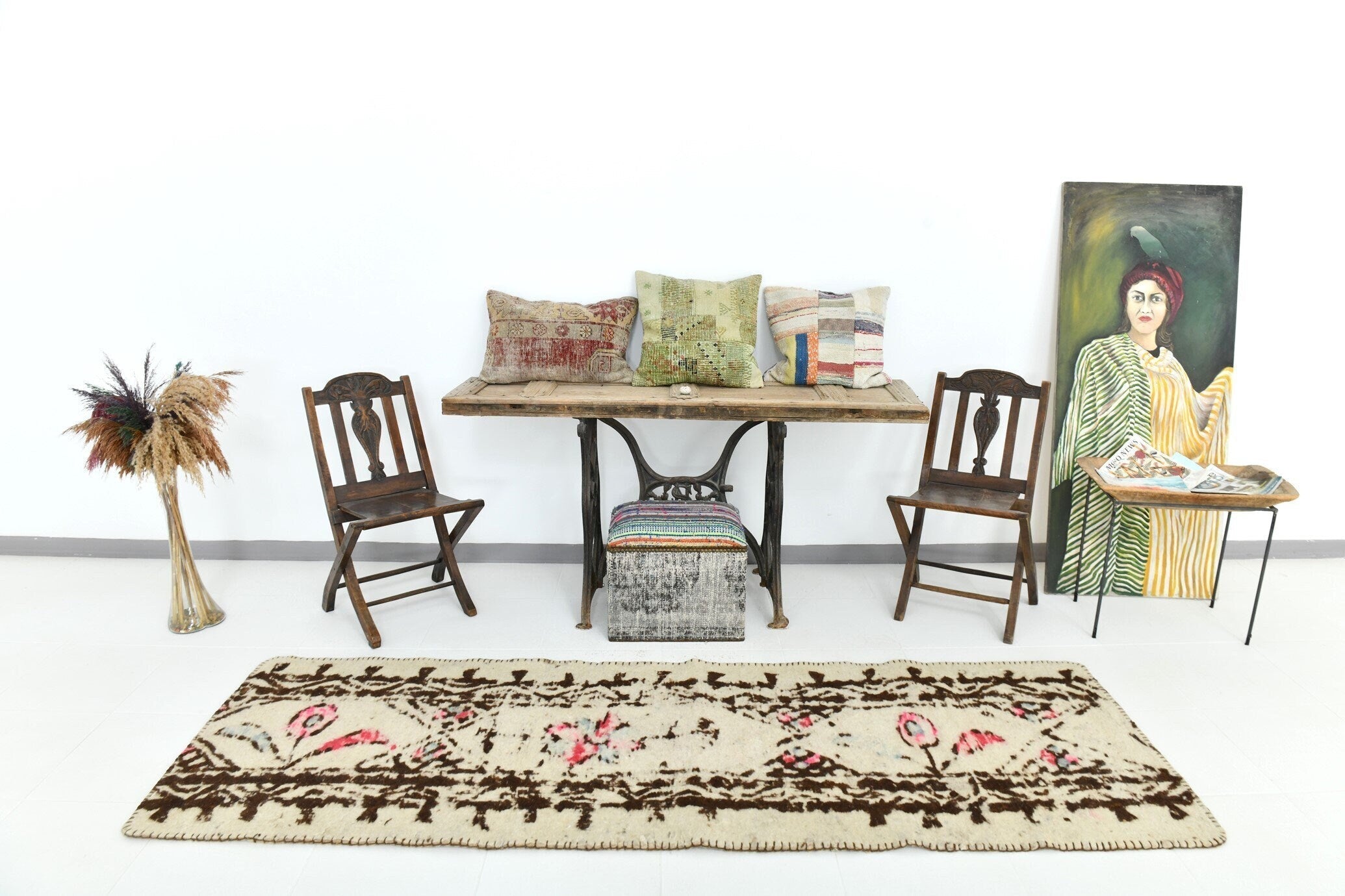 Vintage Felt 2'11" x 8'9" ft