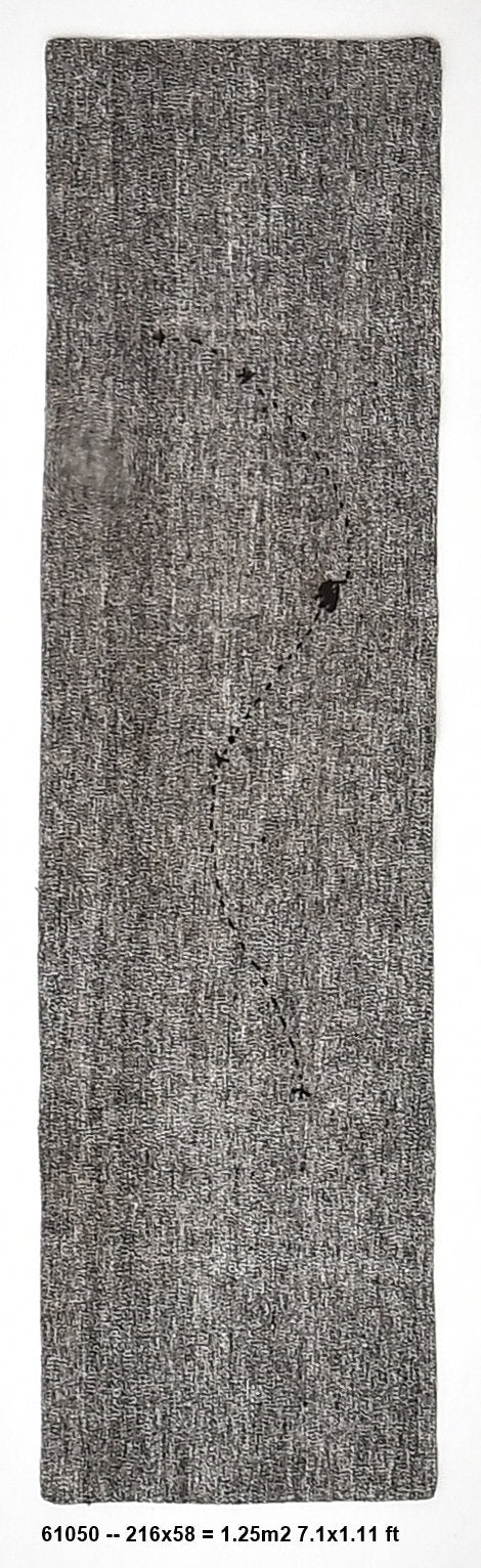 Vintage Flatweave Kilim 1'11" x 7'1" ft
