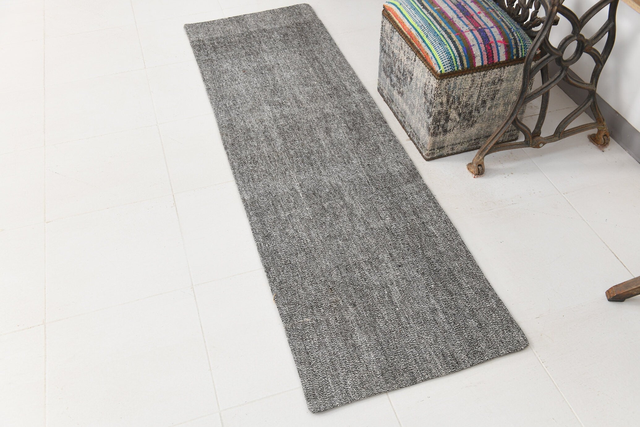 Vintage Flatweave Kilim 1’12’’ x 6’7’’ ft