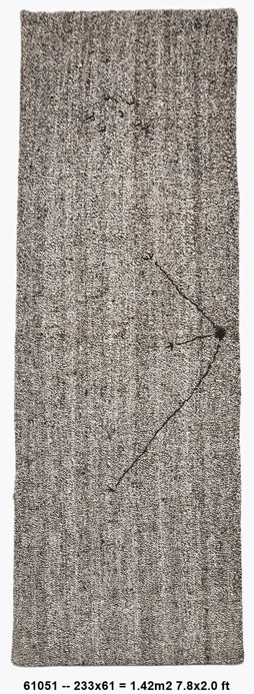 Vintage Flatweave Kilim 2'0" x 7'8" ft