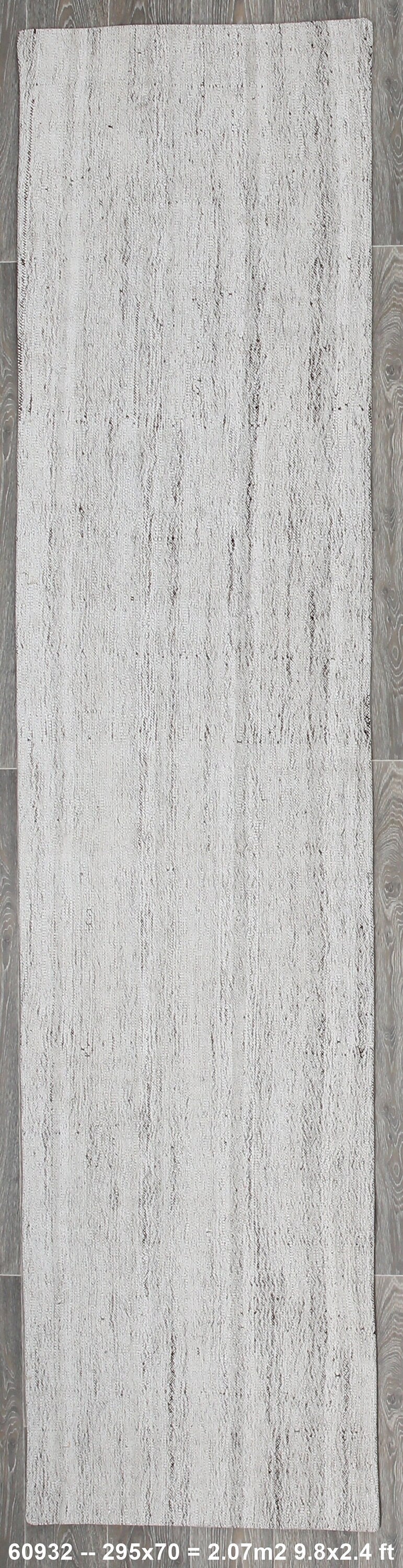 Vintage Flatweave Kilim 2'4" x 9'8" ft