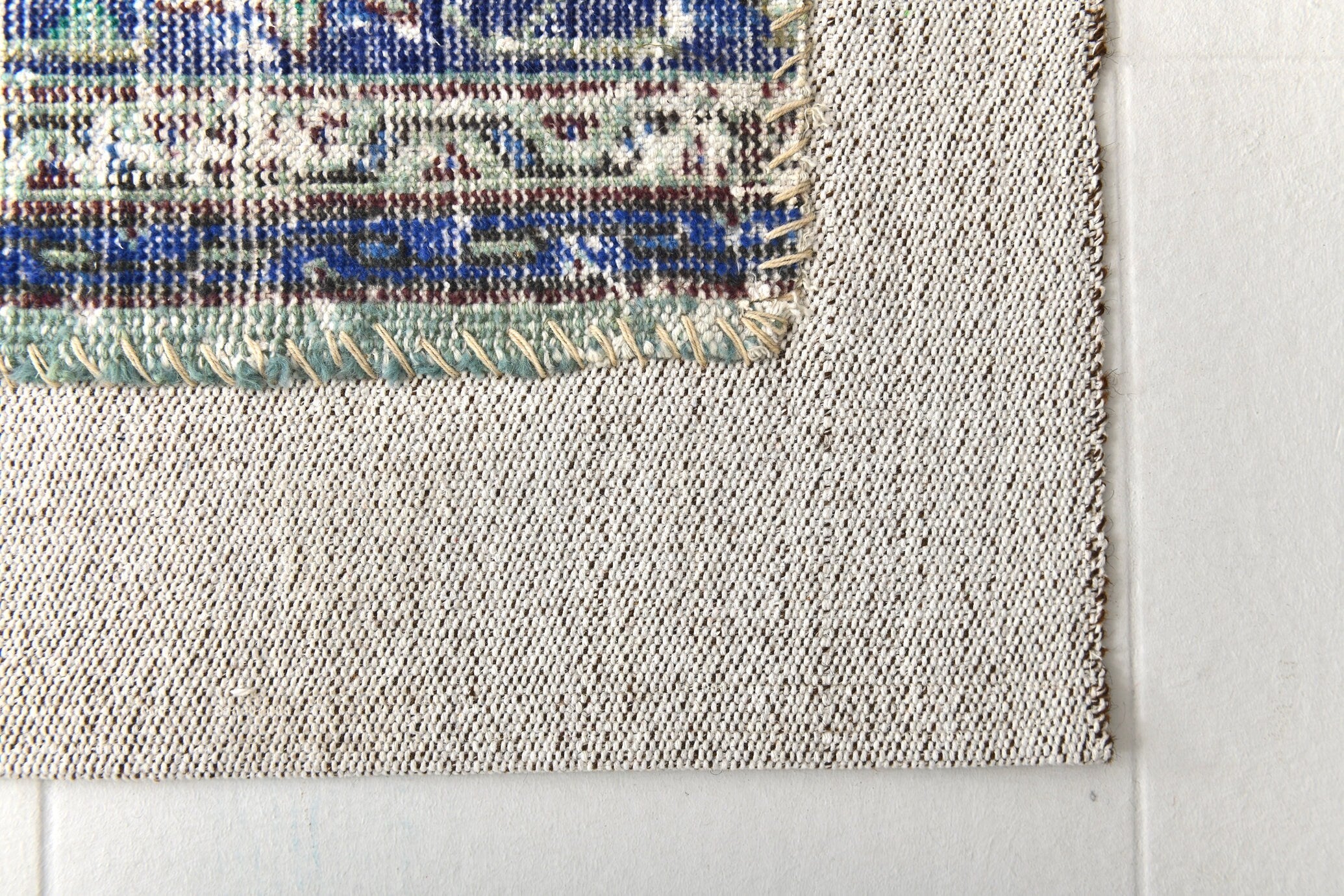 Vintage Flatweave Kilim 3'5" x 4'1" ft