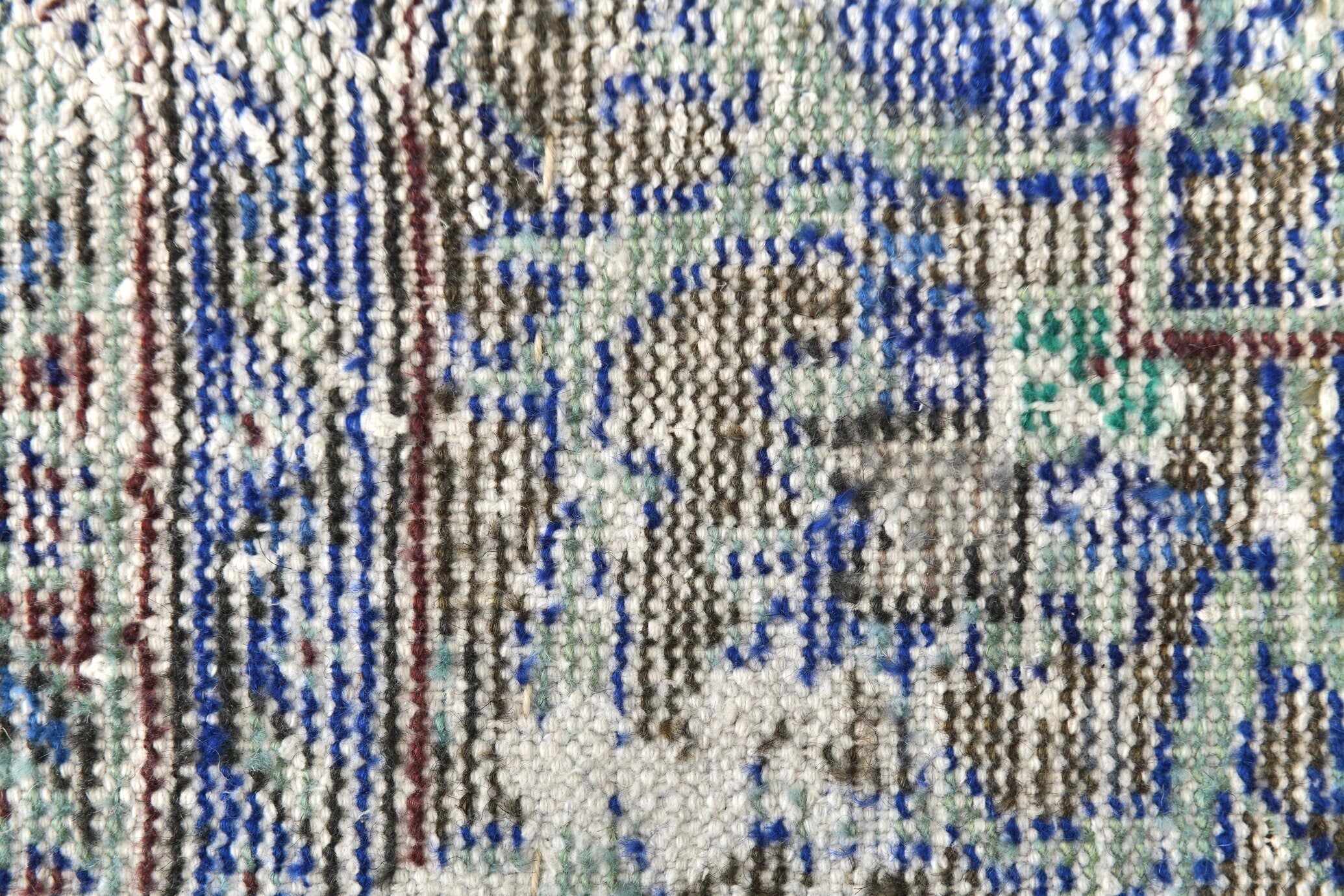 Vintage Flatweave Kilim 3'5" x 4'1" ft
