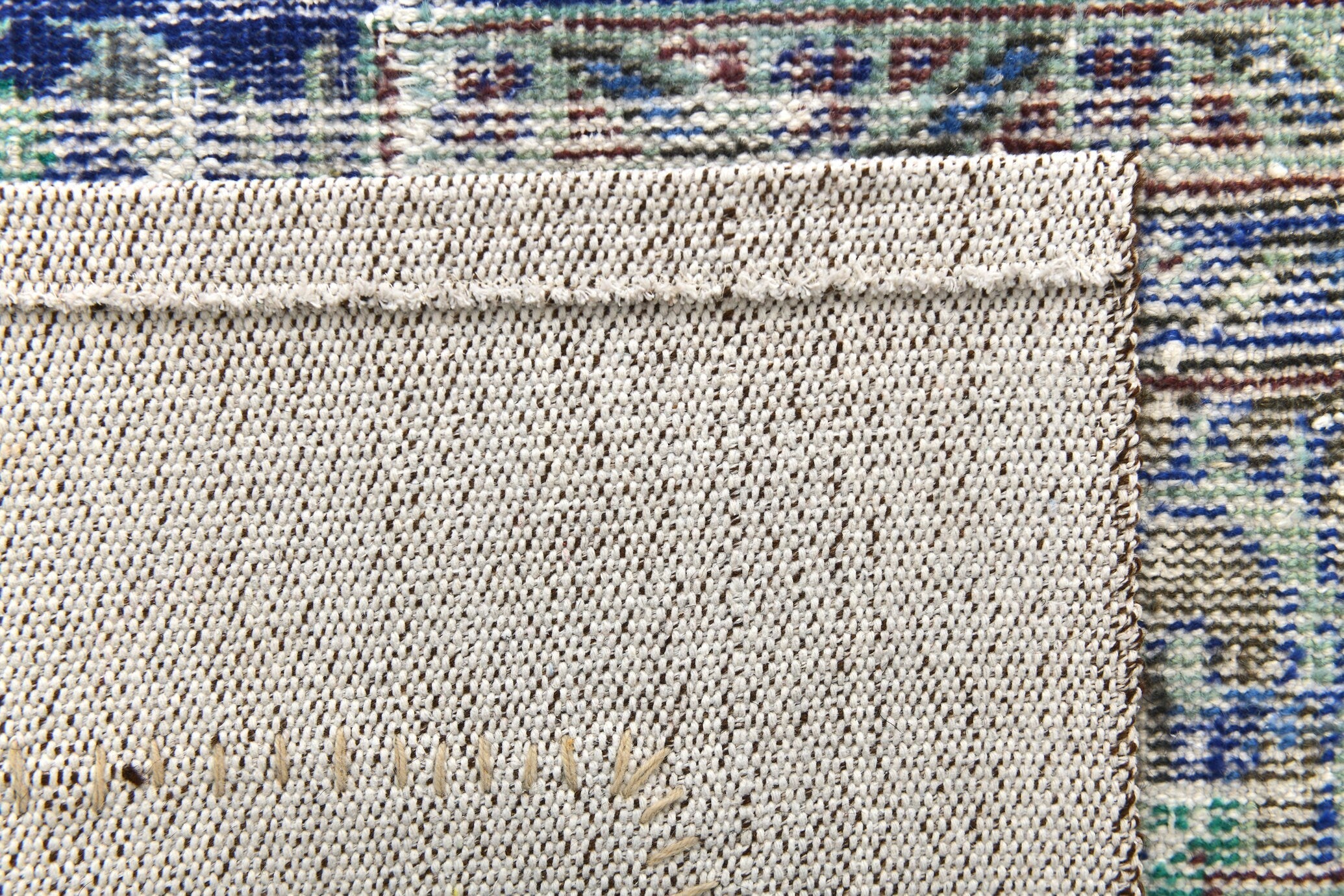Vintage Flatweave Kilim 3'5" x 4'1" ft
