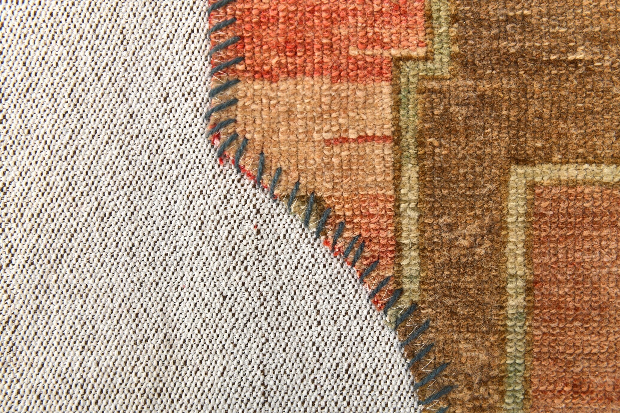 Vintage Flatweave Kilim 3’5’’ x 4’2’’ ft