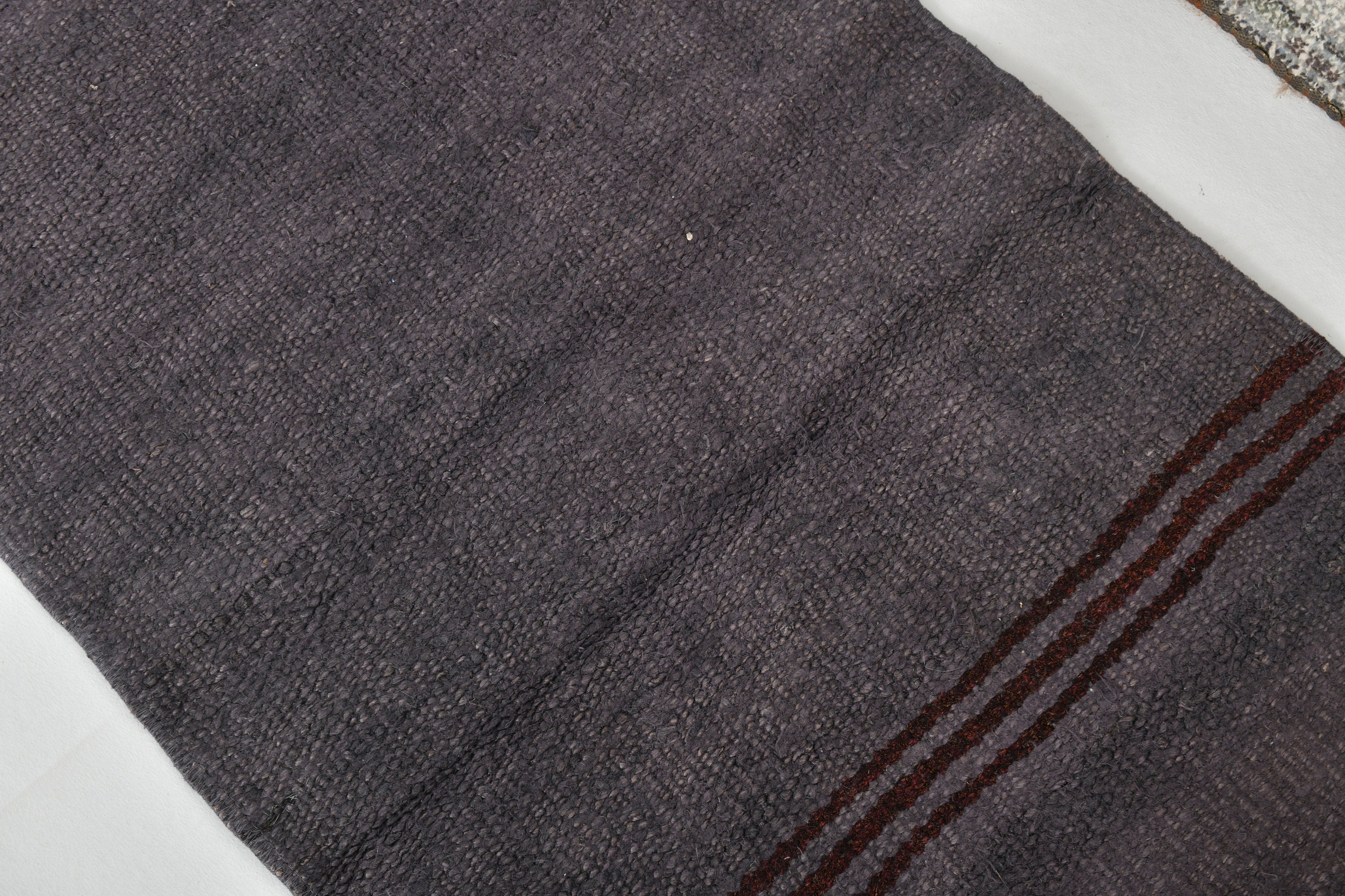 Vintage Hemp Kilim 1'9" x 7'2" ft