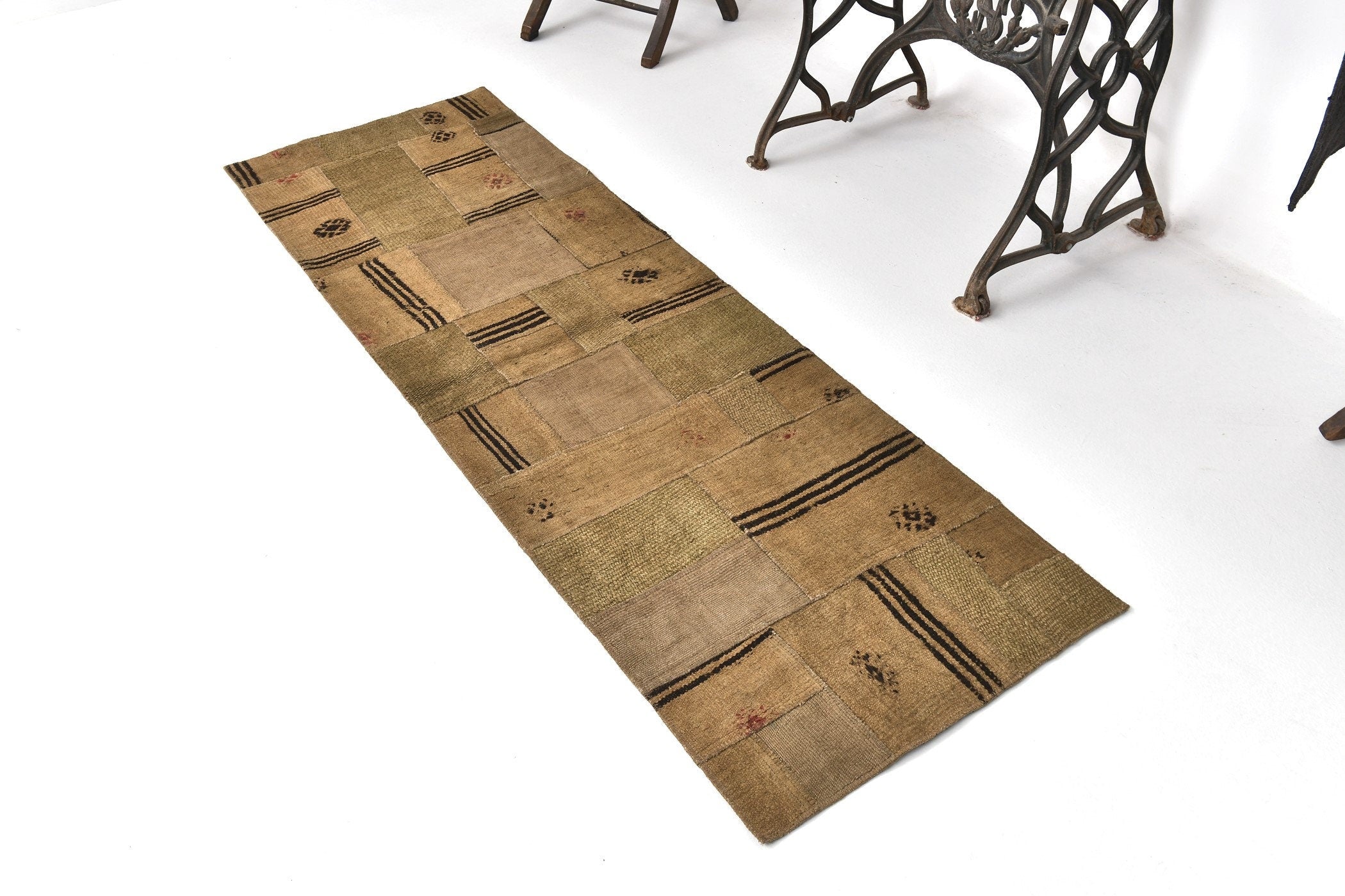 Vintage Hemp Kilim 2'2" x 7'4" ft