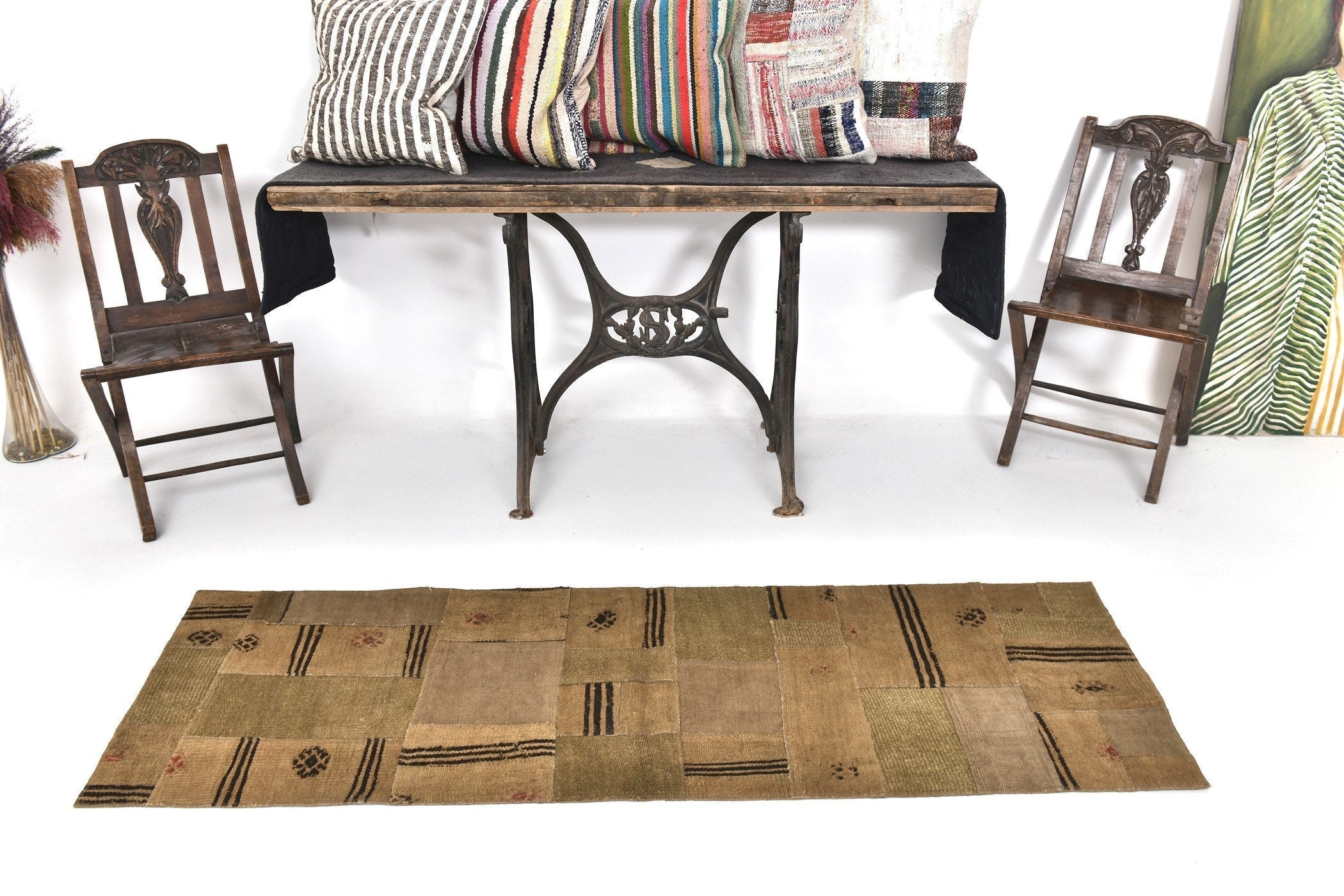 Vintage Hemp Kilim 2'2" x 7'4" ft