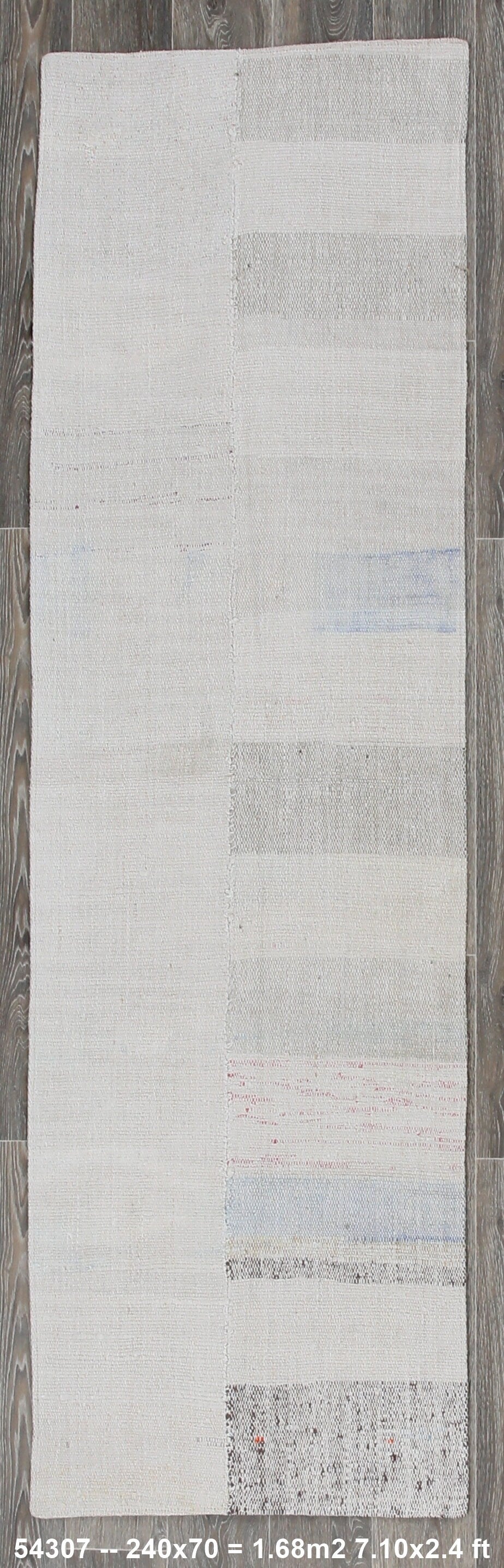 Vintage Hemp Kilim 2'4" x 7'10" ft