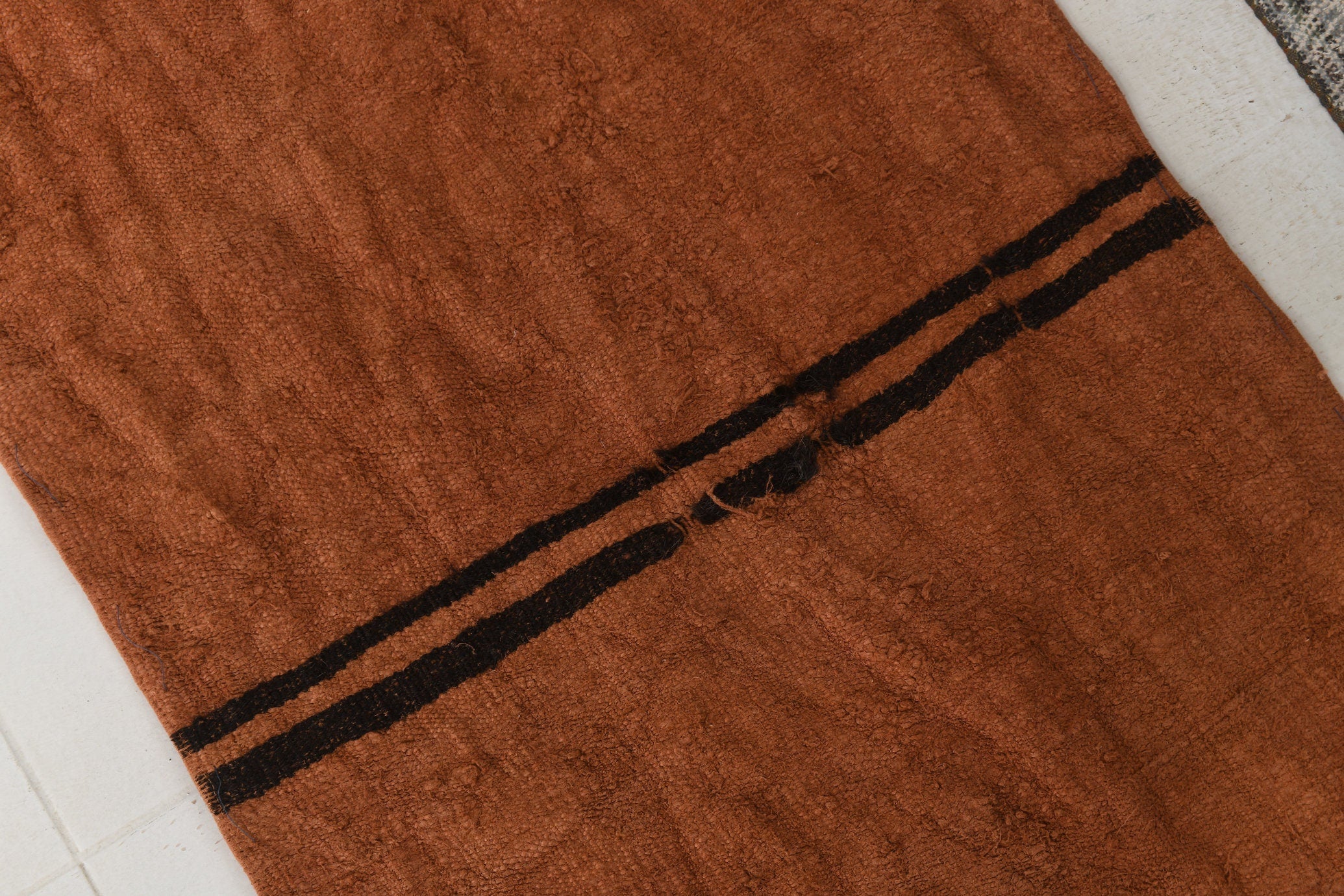 Vintage Hemp Kilim 2’4’’ x 8’11’’ ft