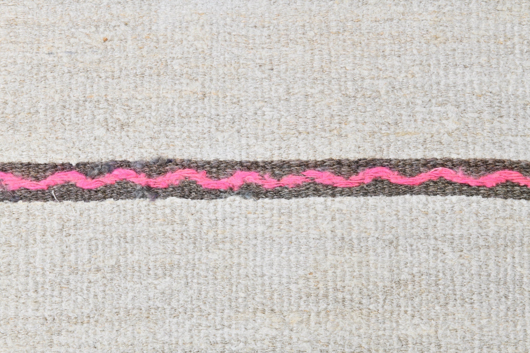 Vintage Hemp Kilim 2’4’’ x 8’6’’ ft