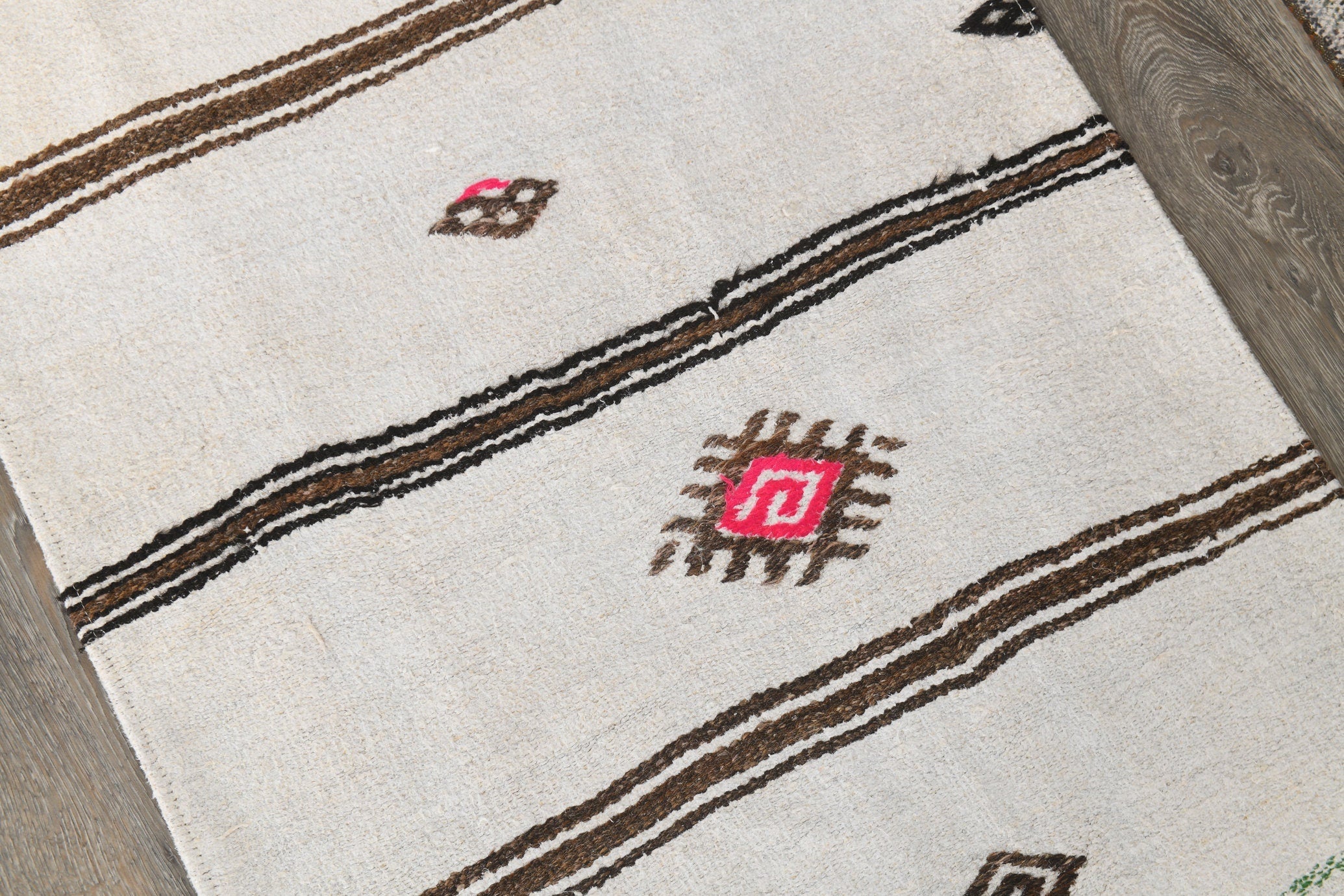 Vintage Hemp Kilim 2'5" x 7'5" ft