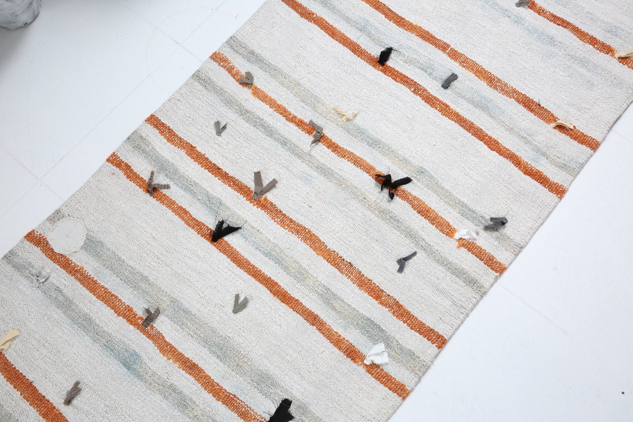 Vintage Hemp Kilim 2'5" x 9'1" ft