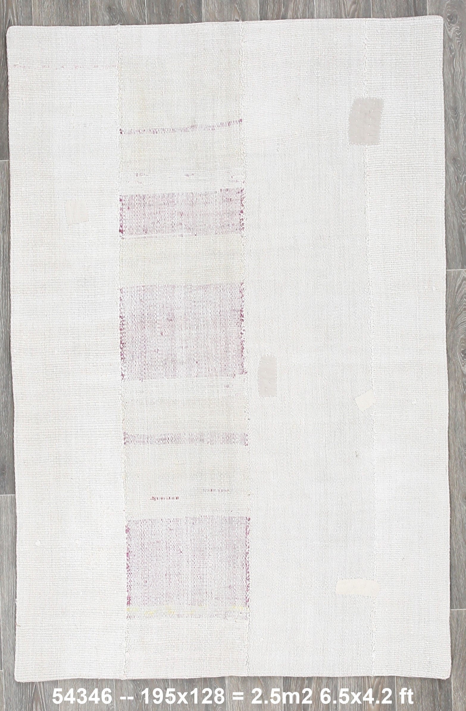 Vintage Hemp Kilim 4'2" x 6'5" ft