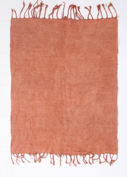 Vintage Hemp Kilim 4'4" x 5'6" ft